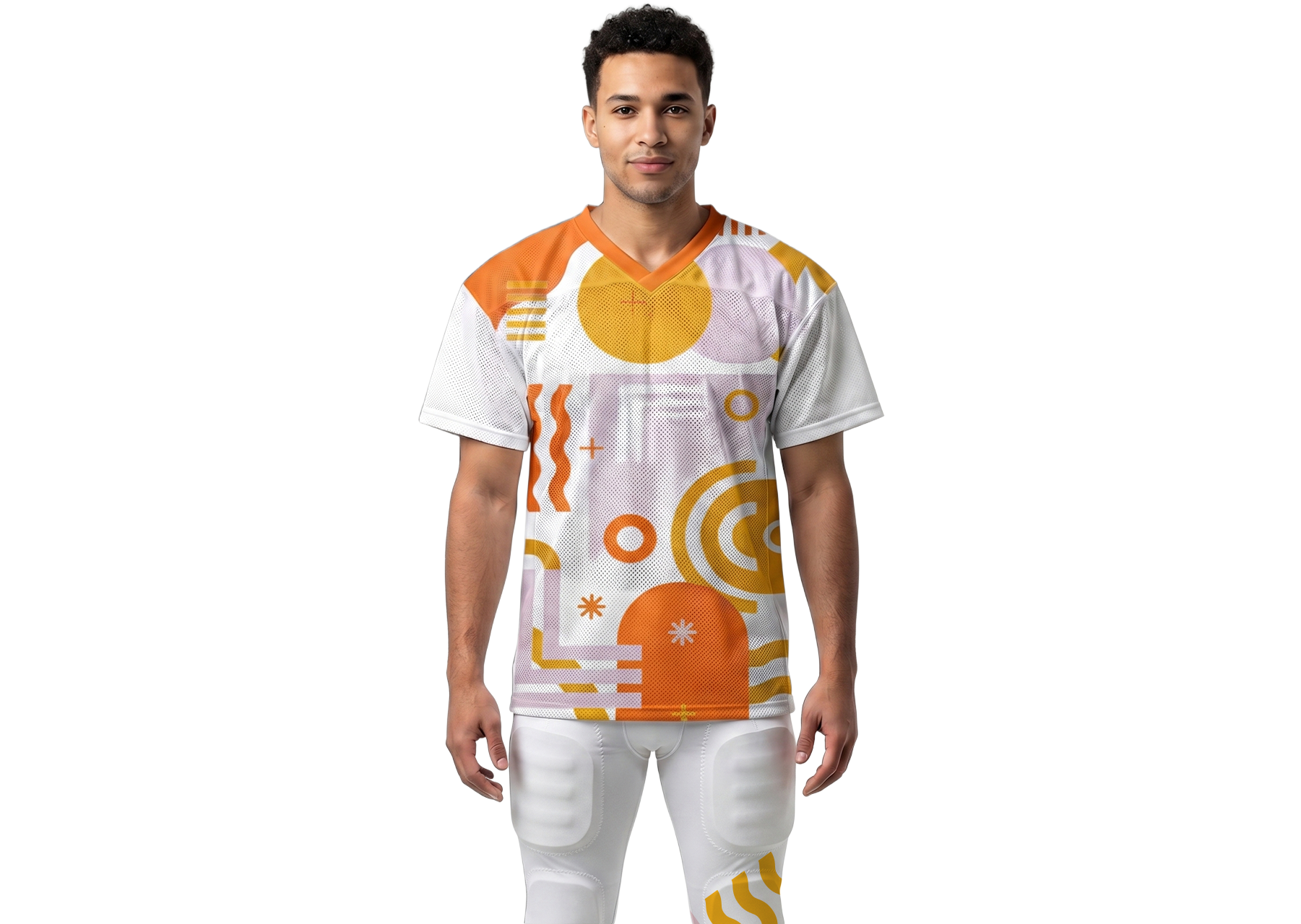 Custom elite shapes design adult youth unisex football long jersey - Jersey