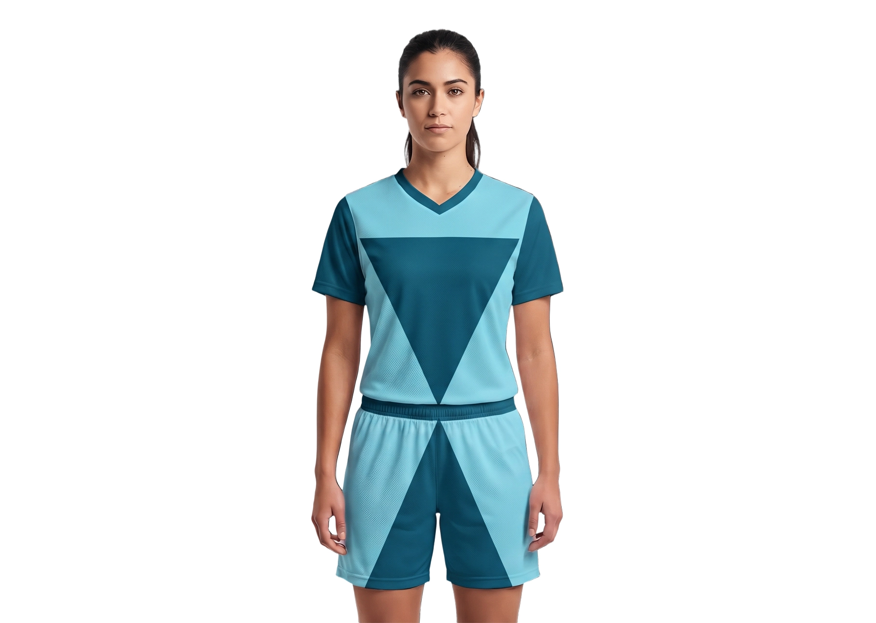 Custom triangle solids adult youth soccer jersey - Jersey