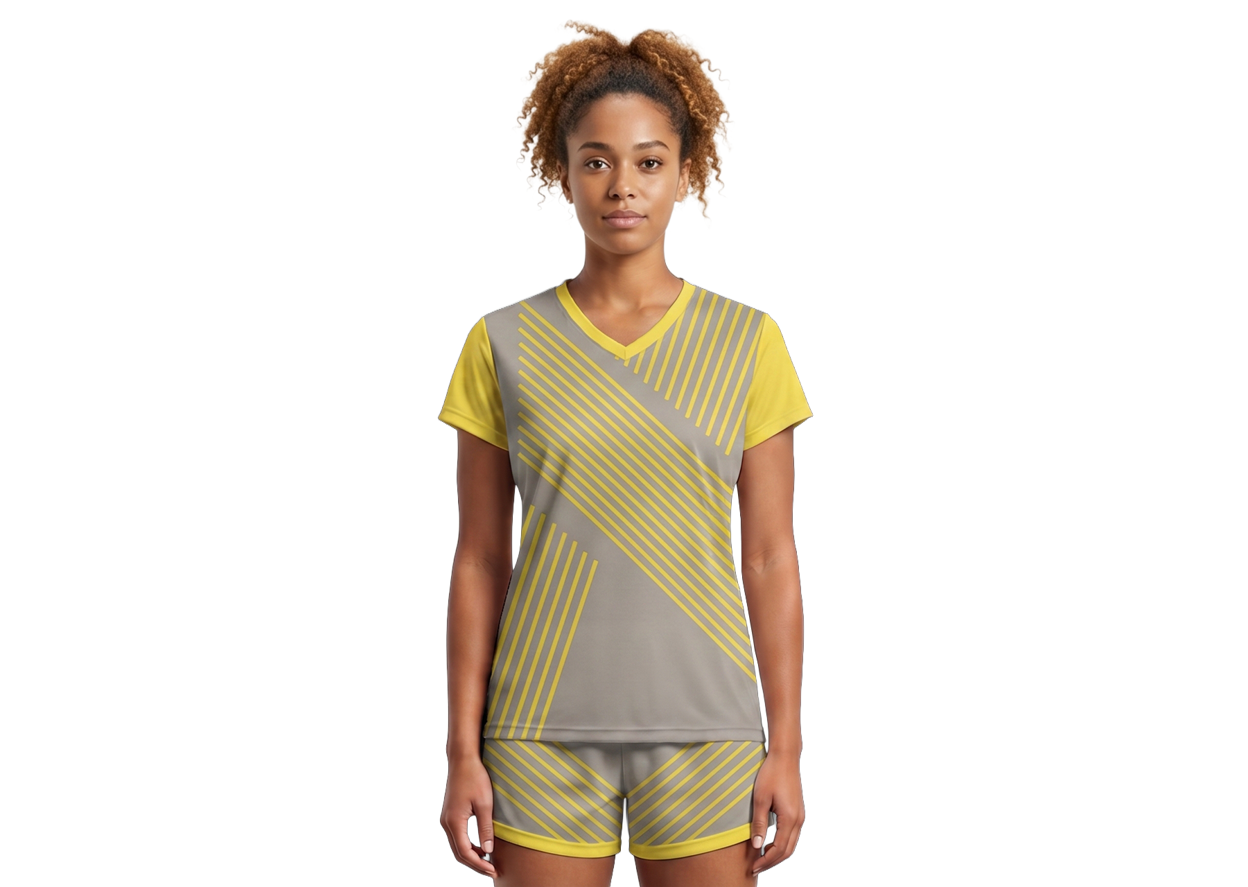 Custom elegant lines design adult youth volleyball jersey - Jersey