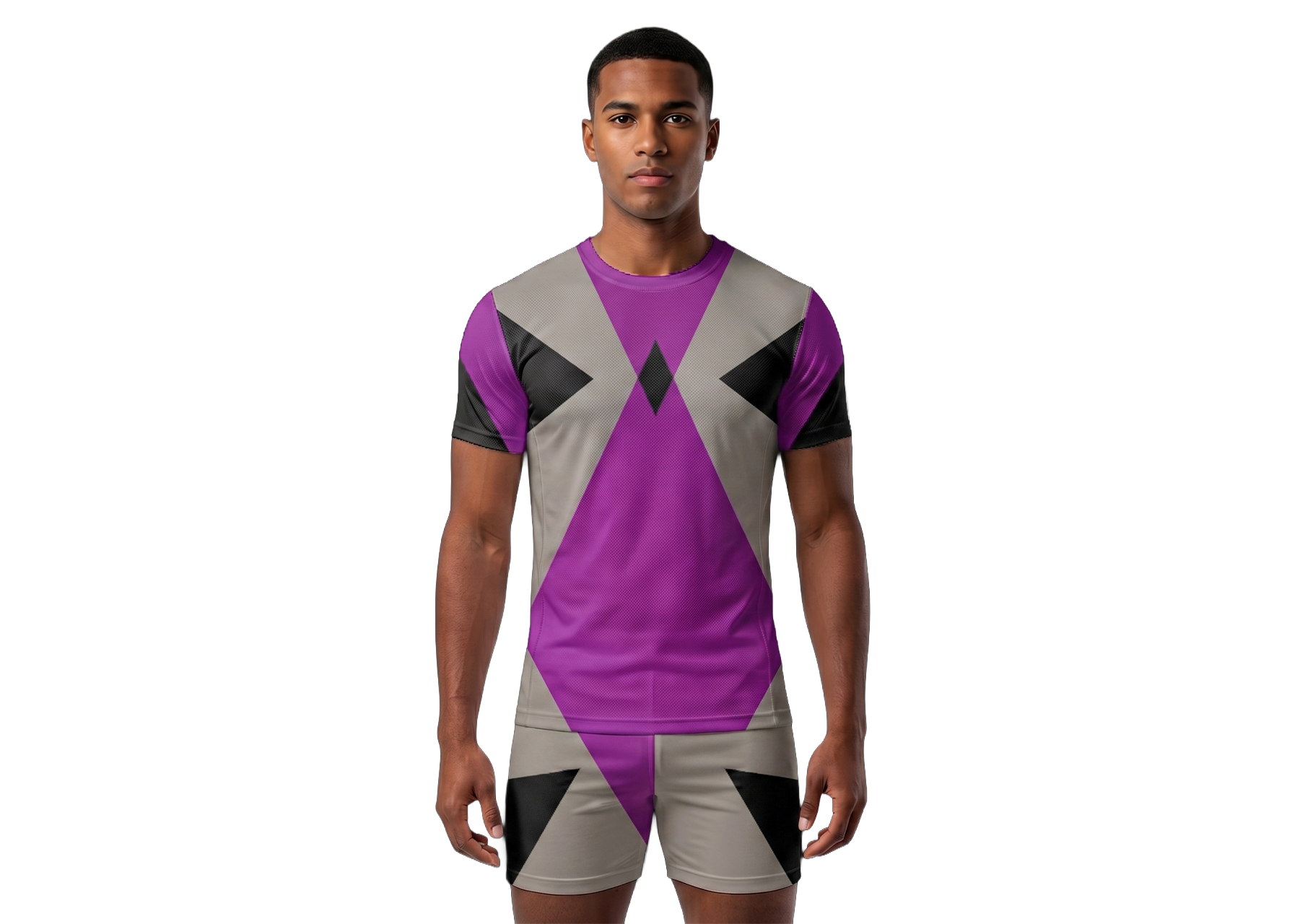 Custom pyramid shapes adult youth volleyball unisex jersey - Jersey