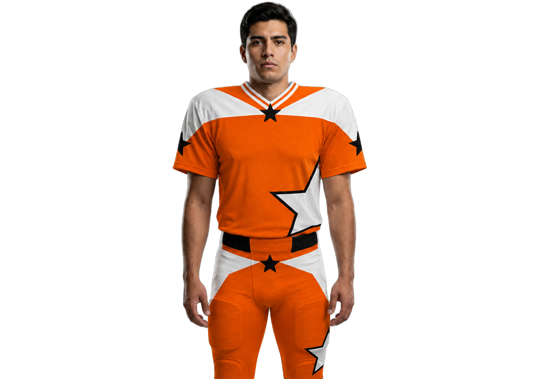 Custom half stars adult youth unisex football jersey - Jersey