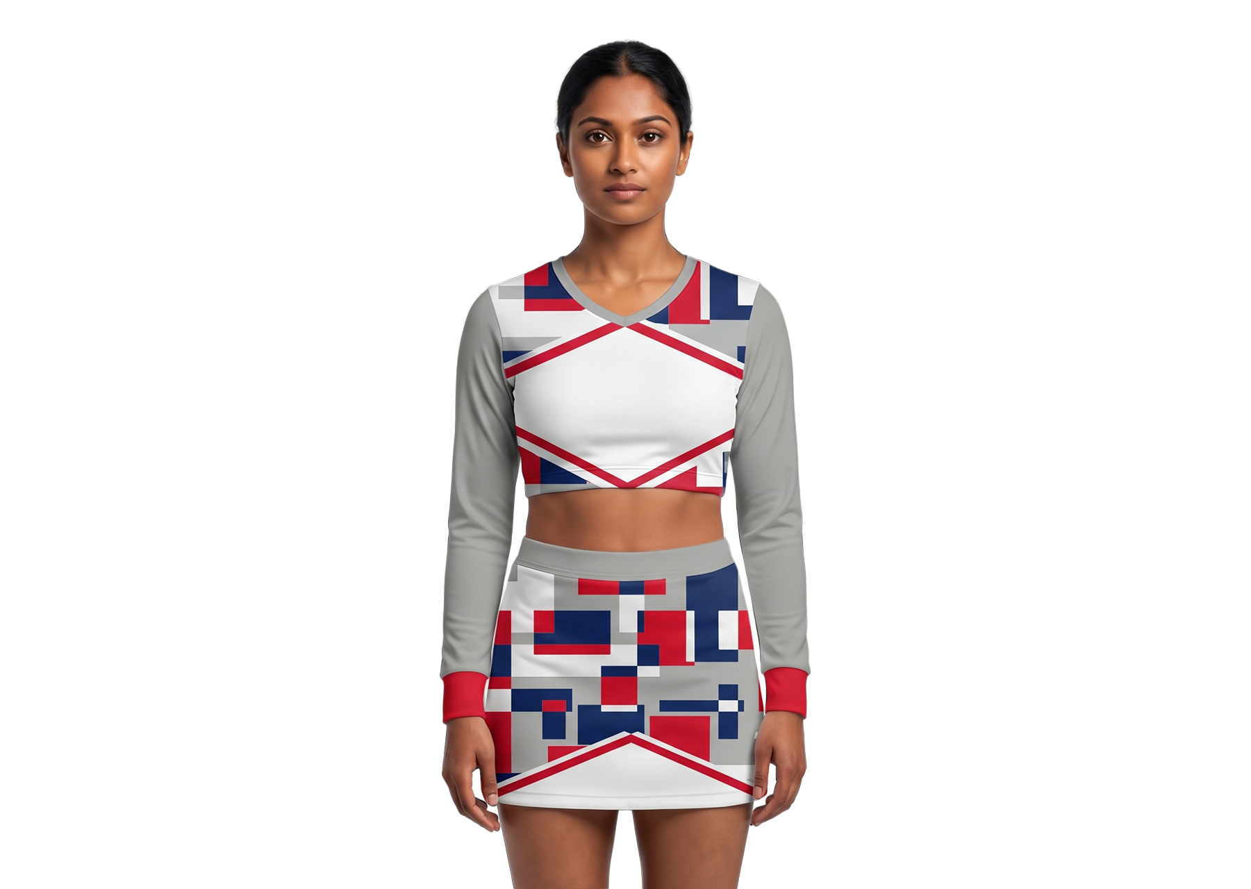 Custom  fashion   adult youth unisex cheerleading long sleeve jersey - Jersey