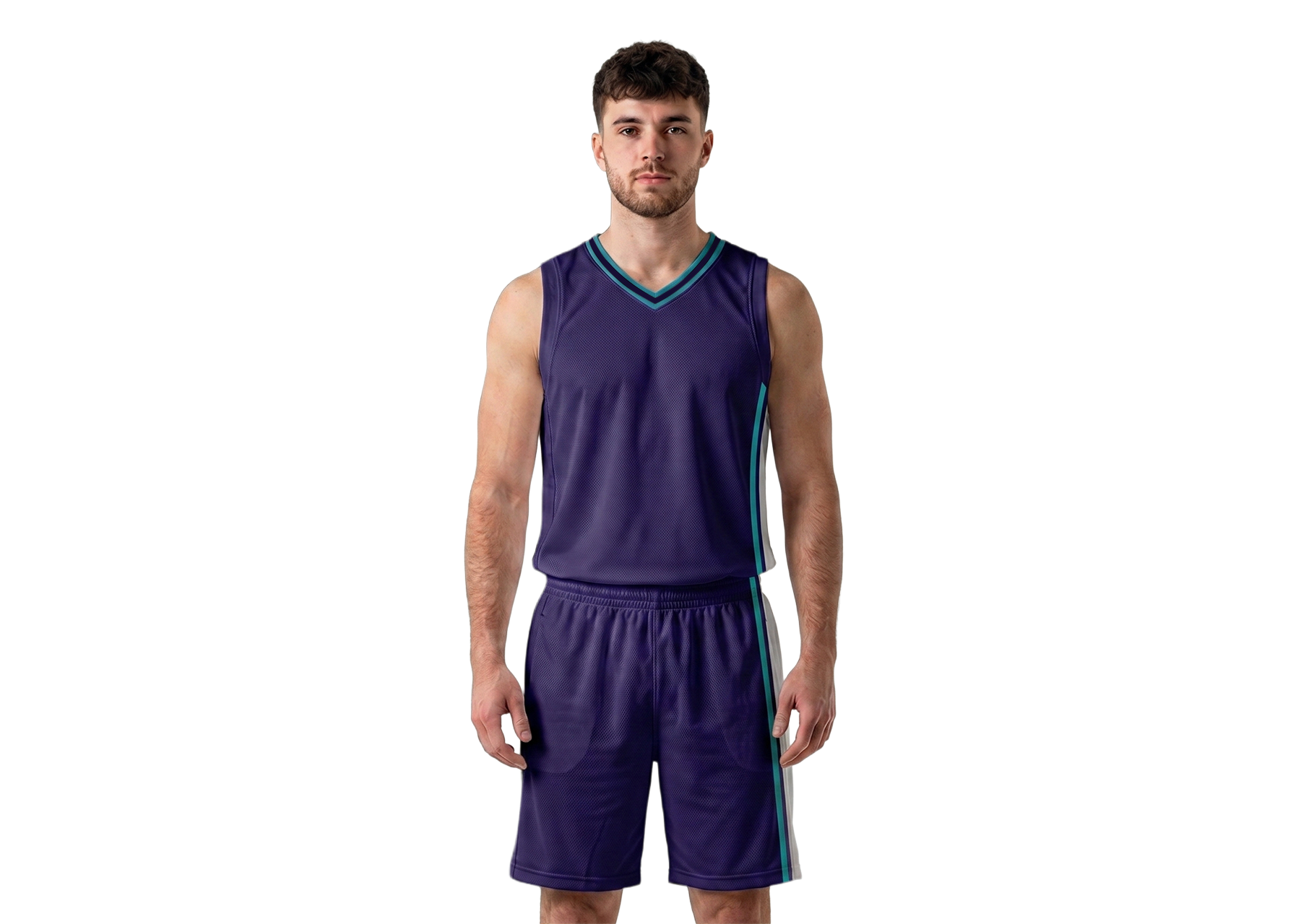 Custom casual blue lines adult youth unisex basketball jersey - reversible uniform - Jersey