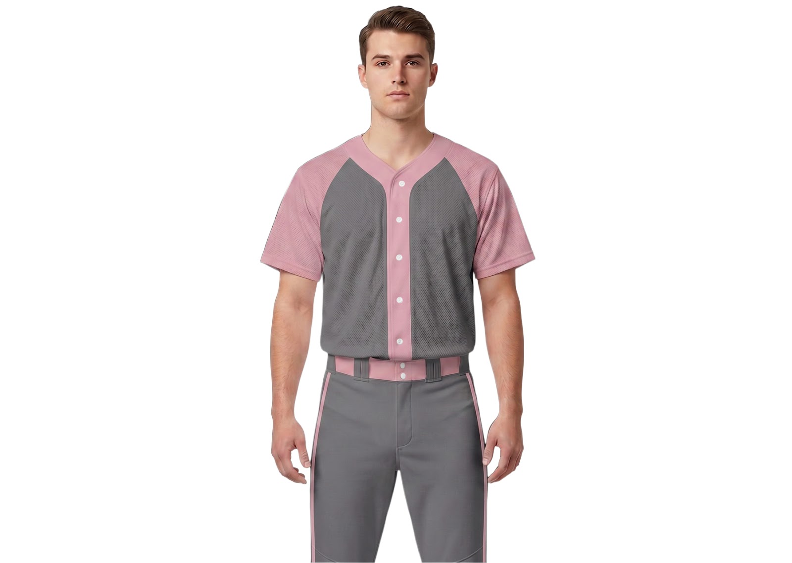 Custom u-shape solids adult youth unisex baseball jersey - Jersey