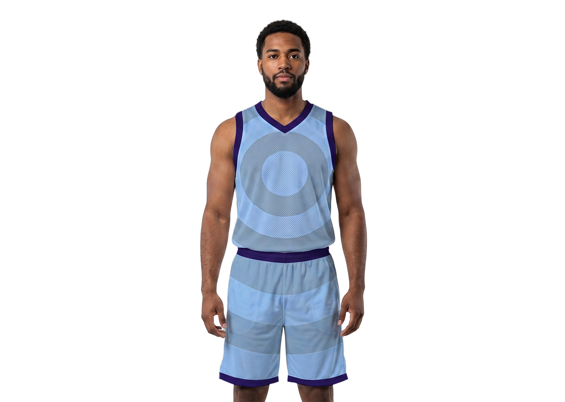 Custom circular  solids adult youth unisex basketball jersey - reversible uniform - Jersey
