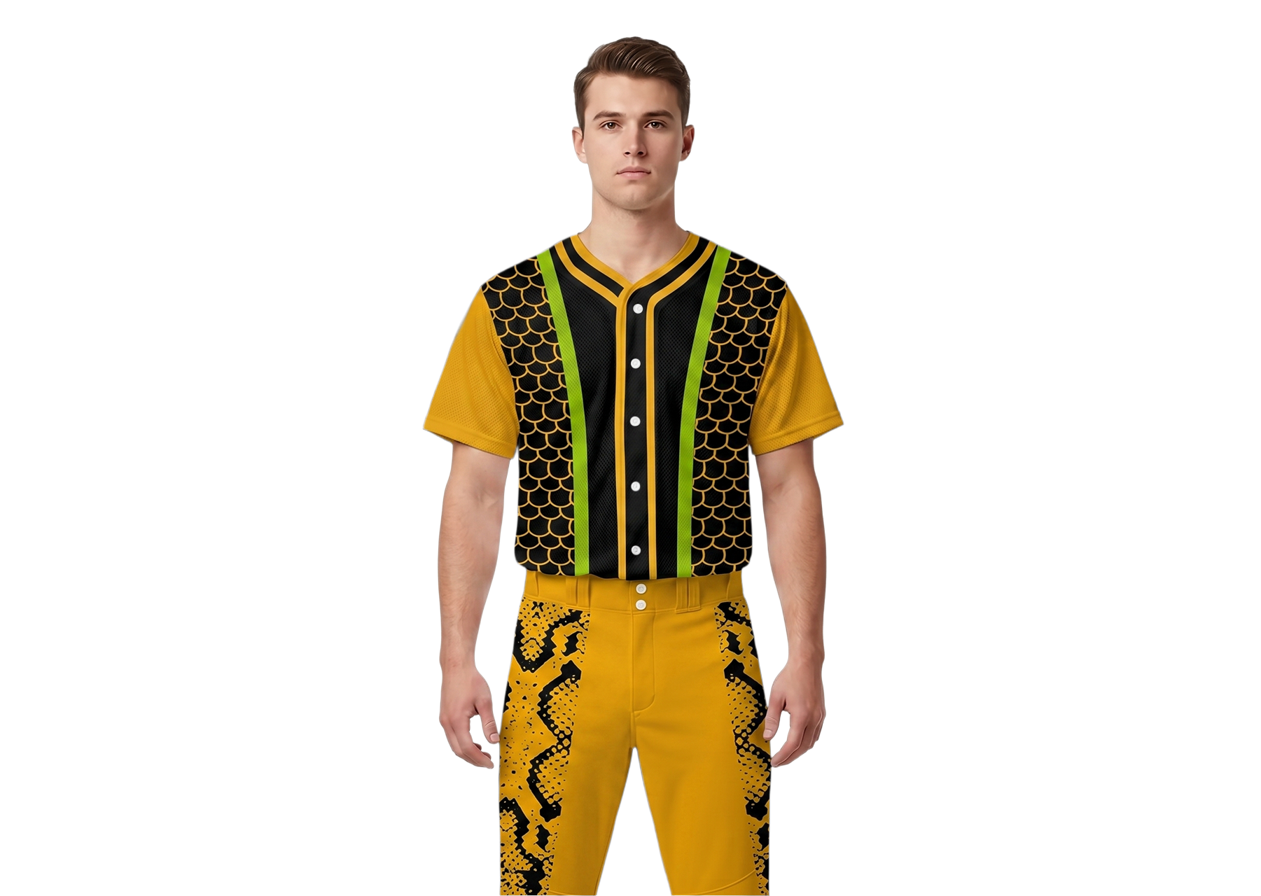 Custom snake skin animal adult youth unisex baseball jersey - Jersey