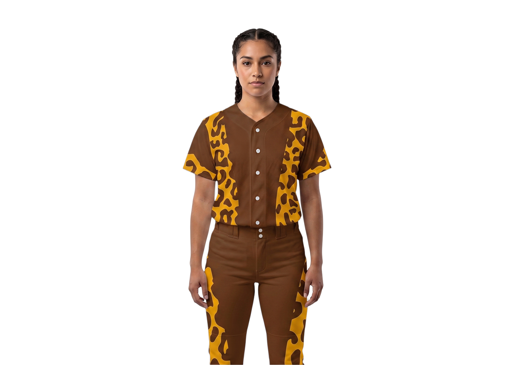 Custom cheetah animal adult youth unisex baseball jersey - Jersey