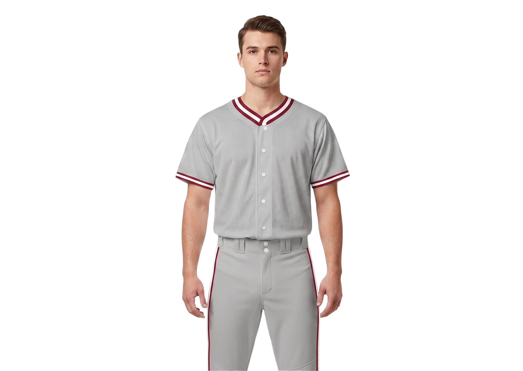 Custom dual color combination adult youth unisex full buttons softball jersey - Jersey