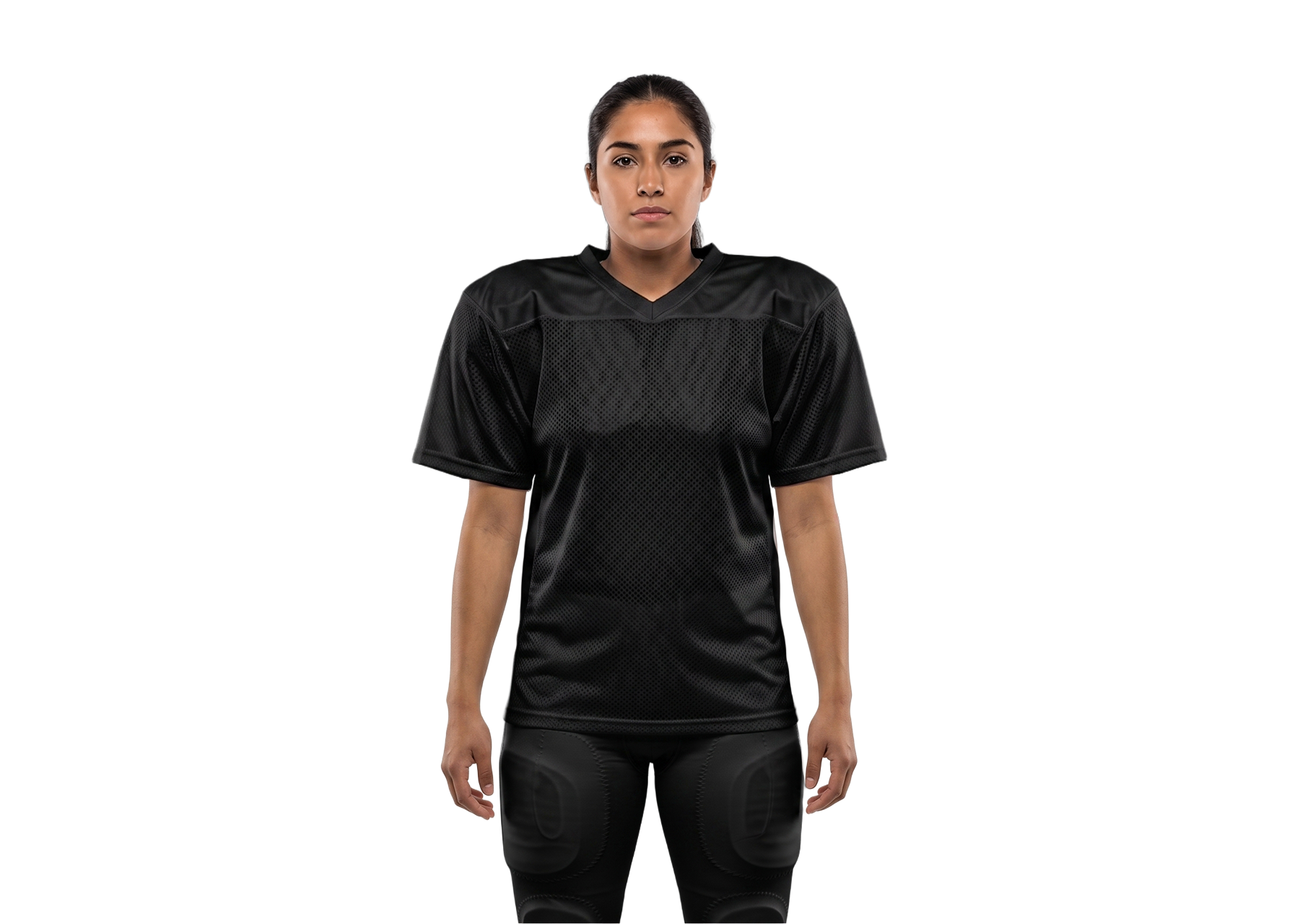 Custom football jersey adult youth unisex coal black - Jersey