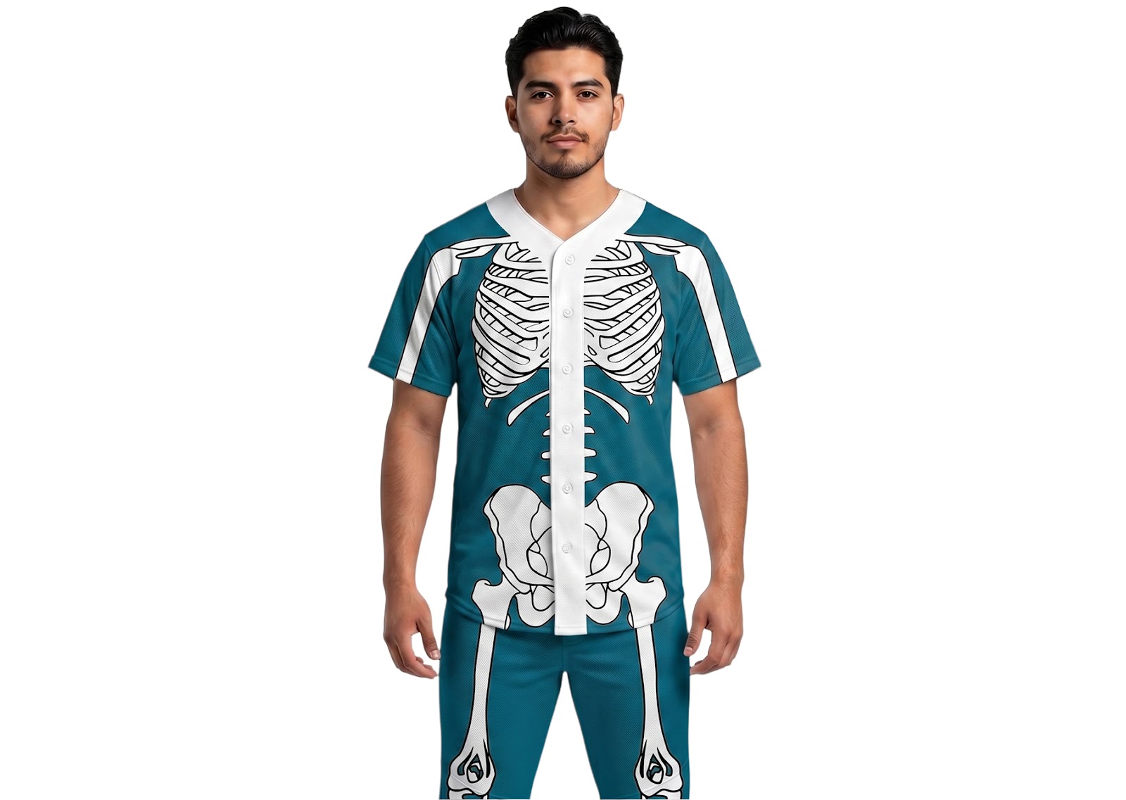 Custom skeleton nature adult youth unisex softball jersey - Jersey