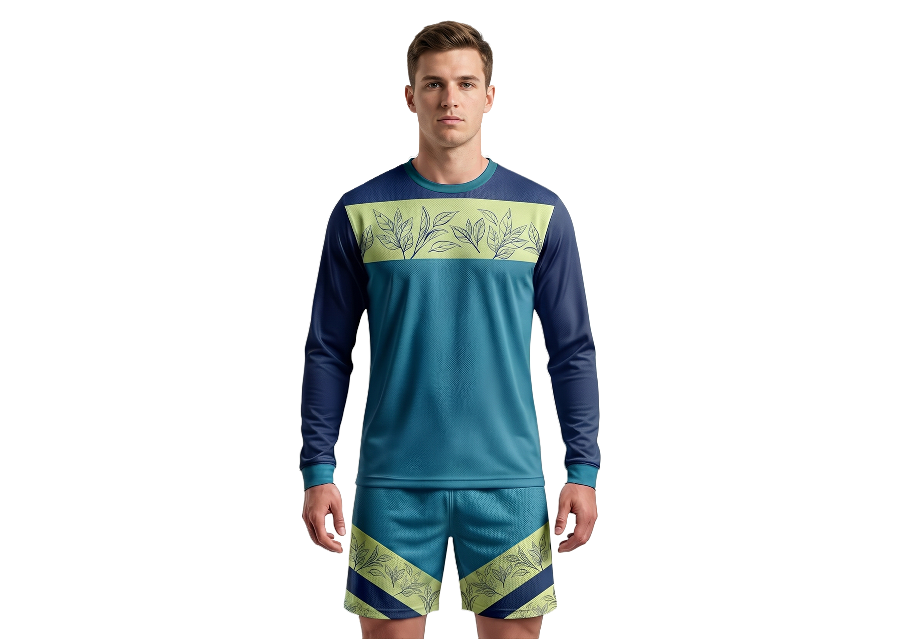 Custom nature stripe adult youth unisex long sleeves soccer jerseys - Jersey
