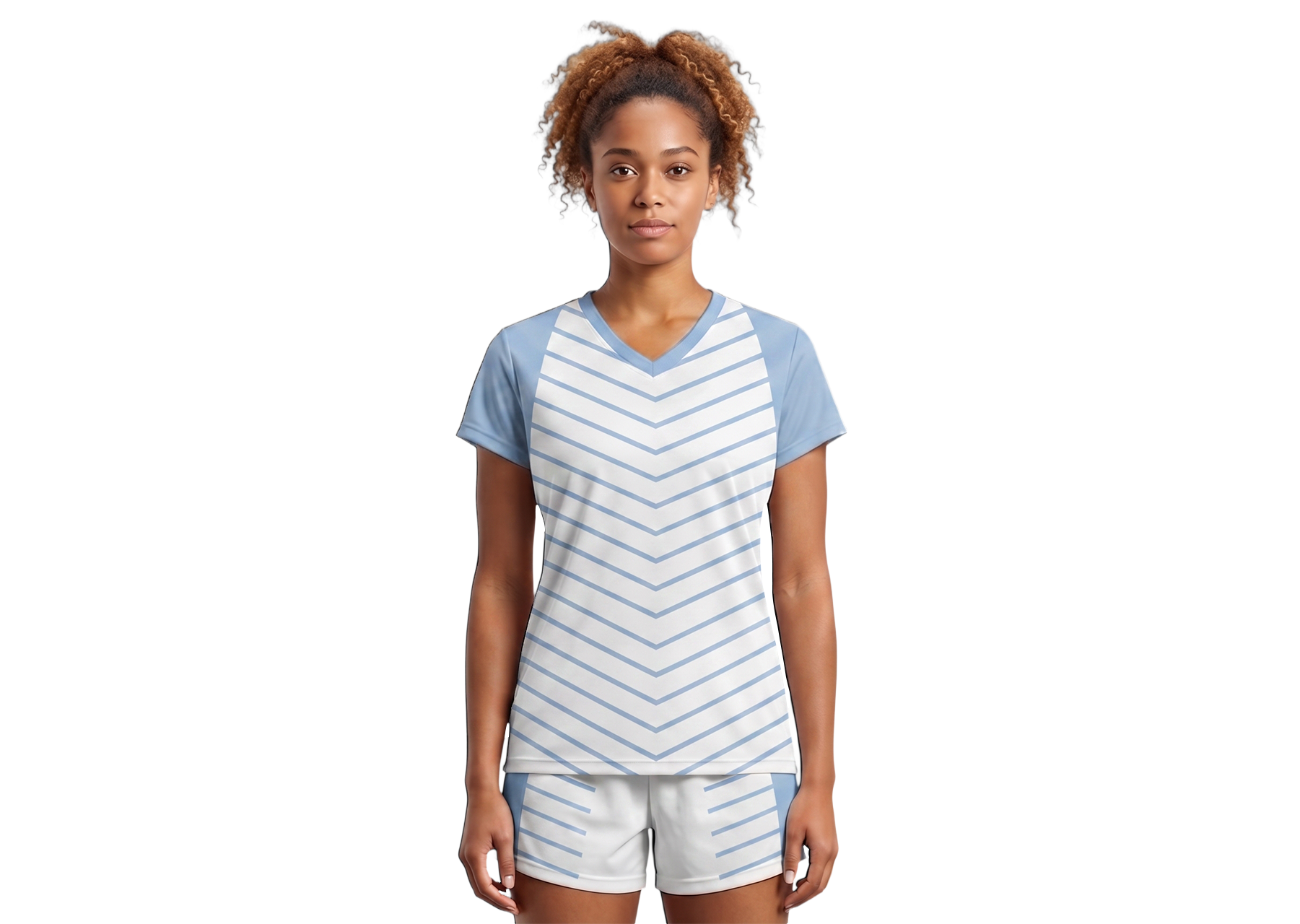 Custom semi geometric lines adult youth volleyball jersey - Jersey
