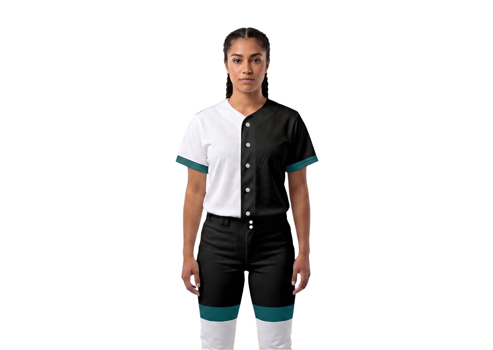 Custom classic 3-tone solids adult youth unisex softball jersey - Jersey