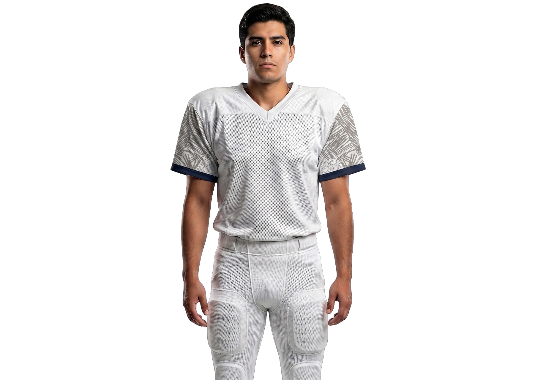 Custom  adult youth unisex football jersey gray elegance - Jersey