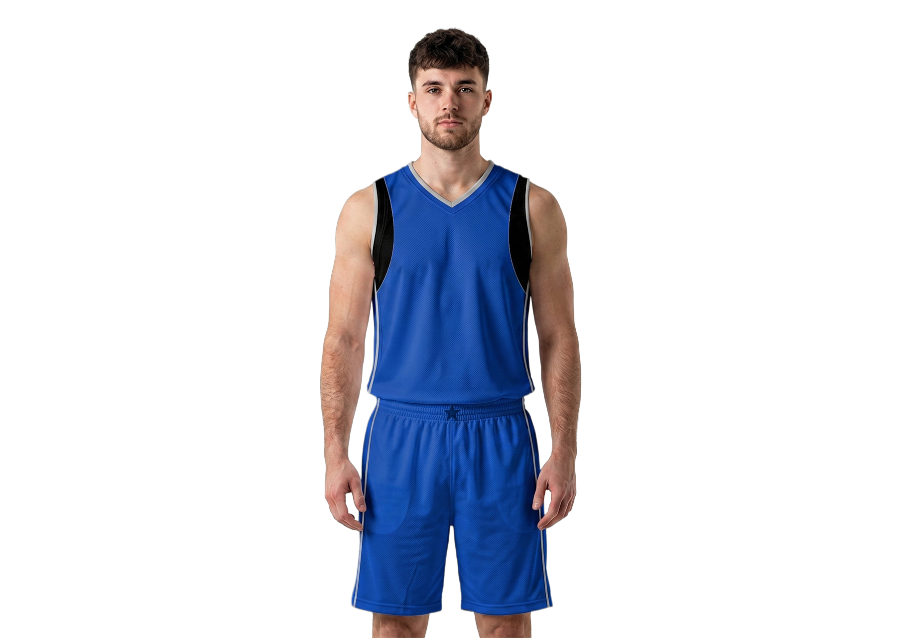 Custom authentic blue adult youth unisex basketball jersey - Jersey