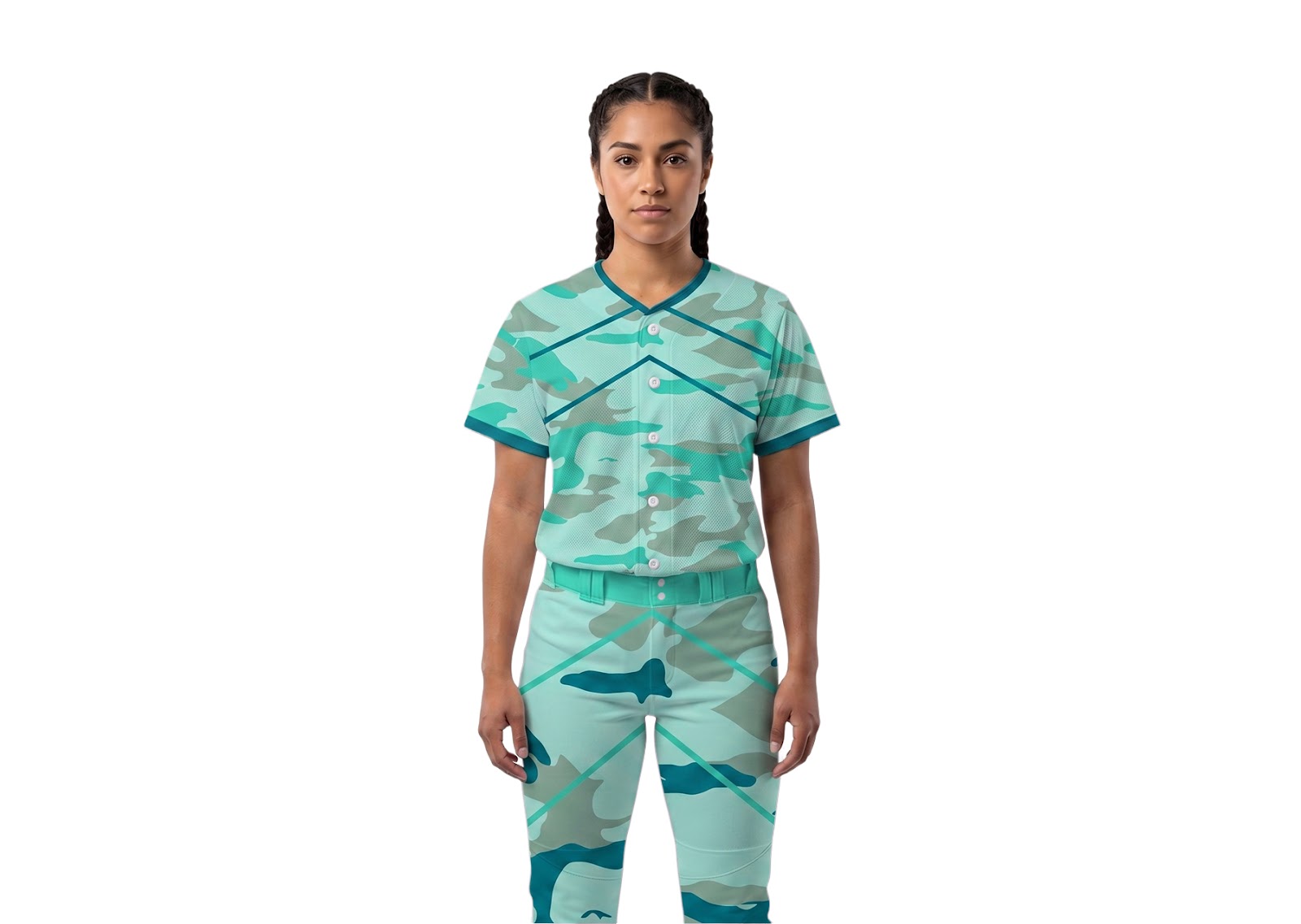Custom chevron camo adult youth unisex baseball jersey - Jersey