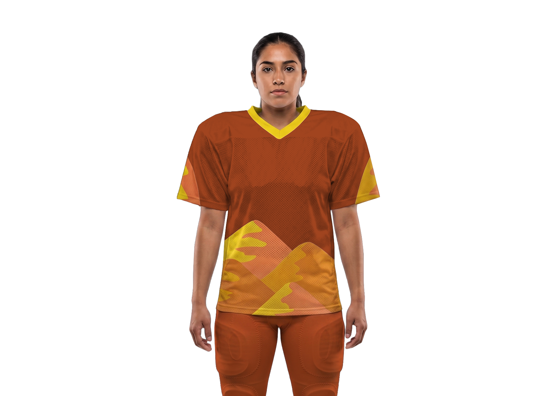 Custom mountain design nature adult youth unisex football jersey - Jersey