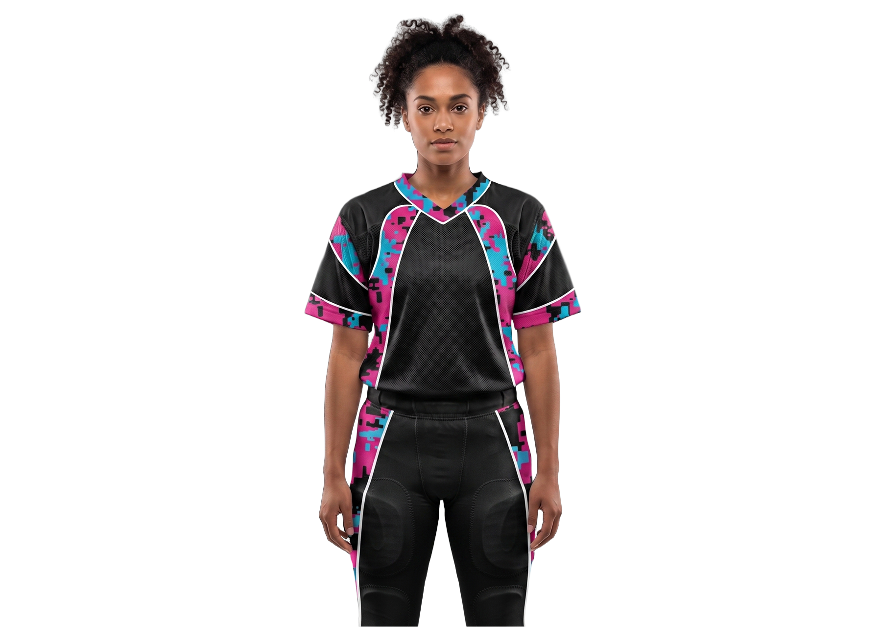 Custom gratifying camo adult youth unisex football jersey - Jersey