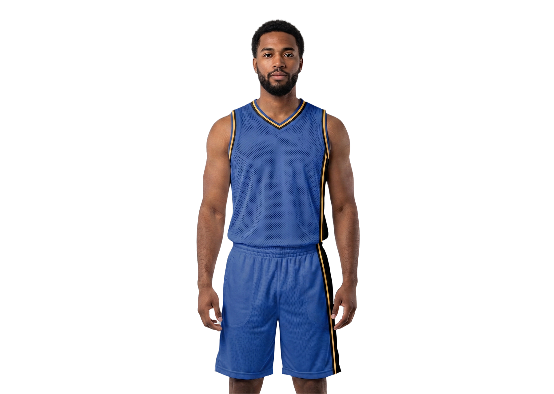 Custom classic blue black adult youth unisex basketball jersey - reversible uniform - Jersey