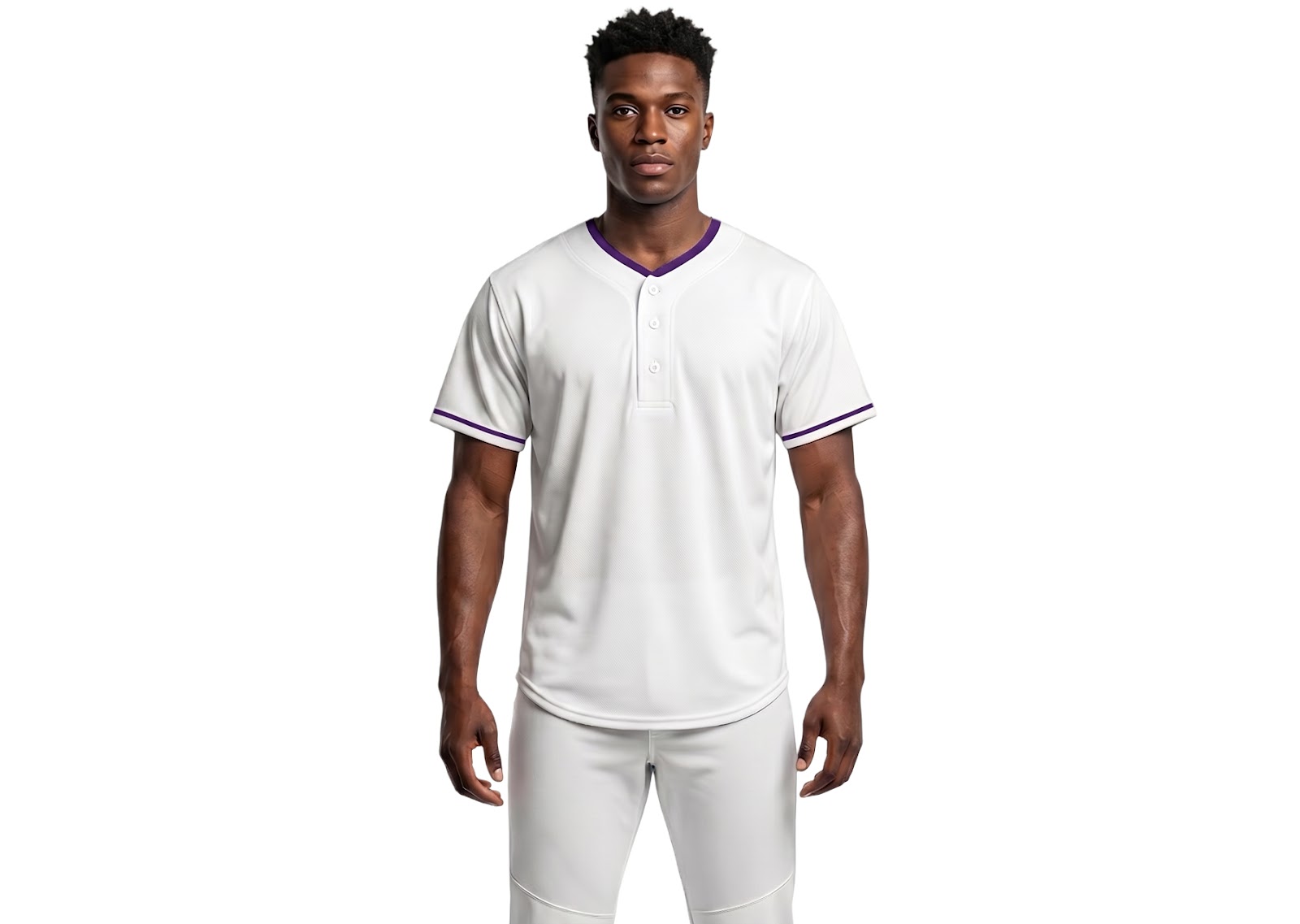 Custom  quality adult youth unisex baseball three  button jersey - Jersey