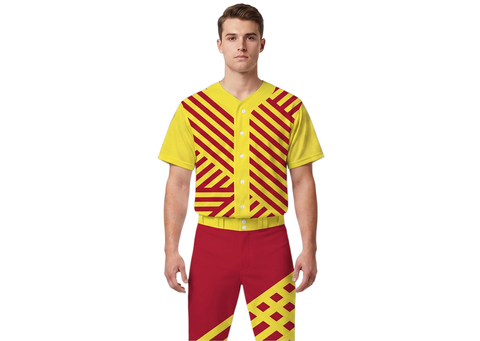 Custom simply elegant stripes adult youth unisex softball jersey - Jersey