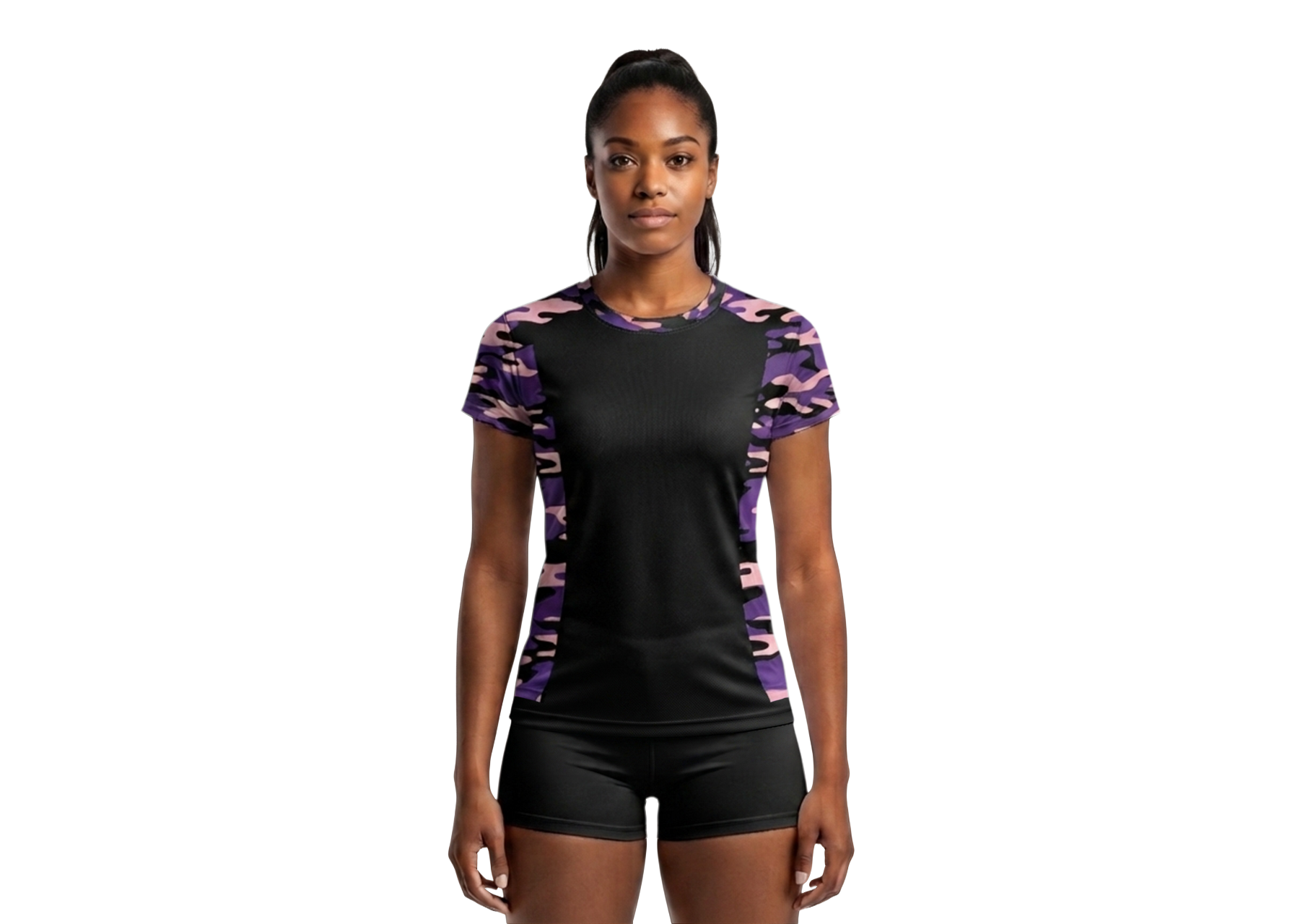 Custom purple camo adult youth volleyball unisex jersey - Jersey