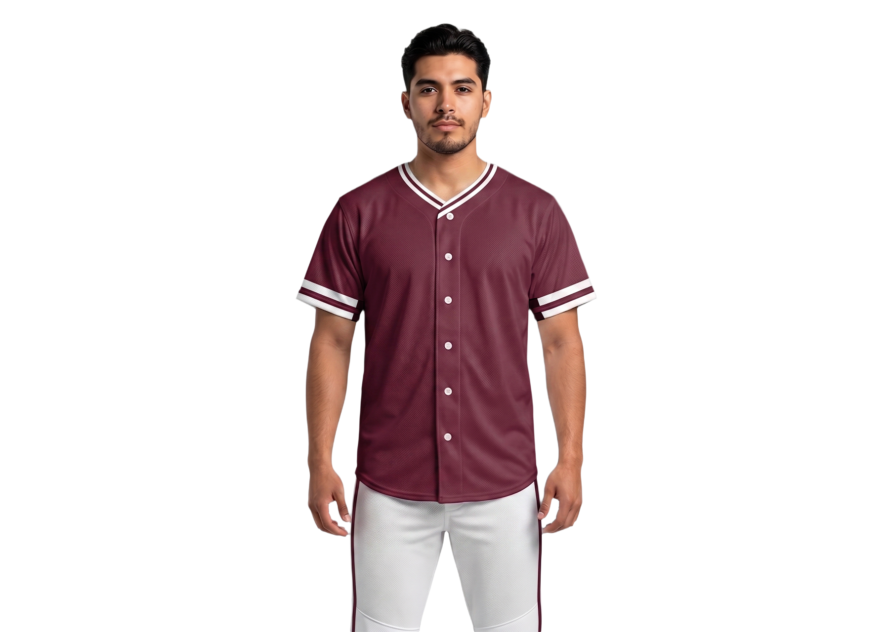 Custom brownish crimson adult youth unisex full buttons softball jersey - Jersey