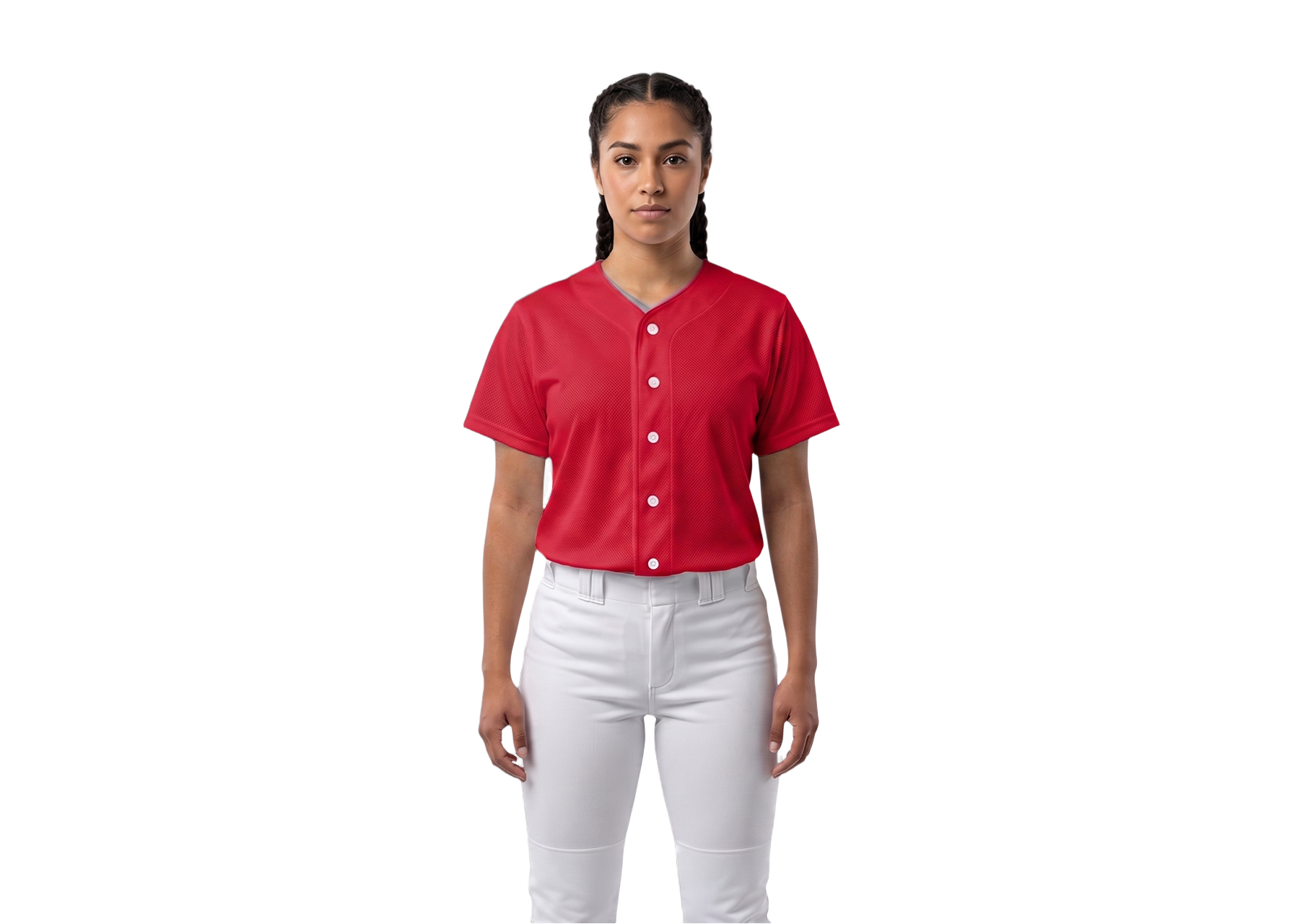 Custom tangerine adult youth unisex full buttons softball jersey - Jersey