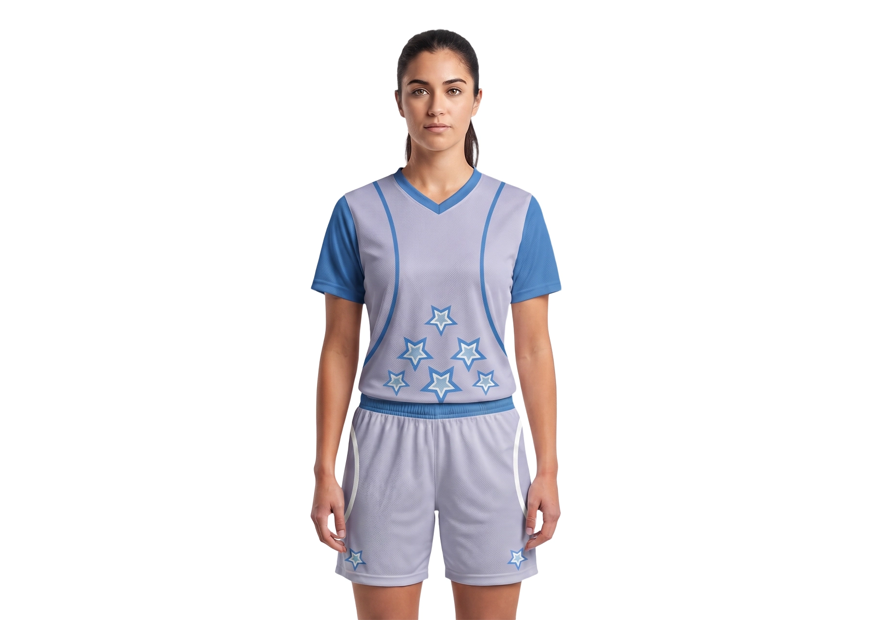 Custom bottom stars adult youth soccer jersey - Jersey