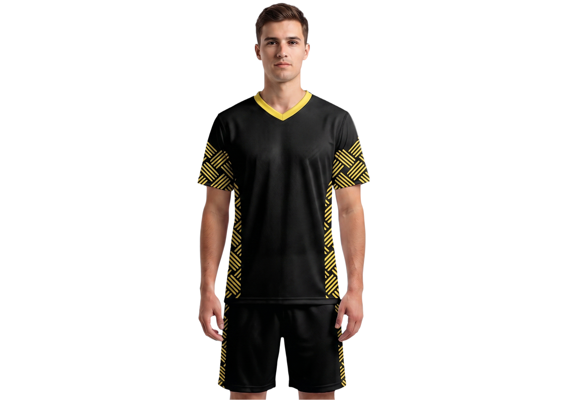 Custom side panel stripes adult youth volleyball jersey - Jersey