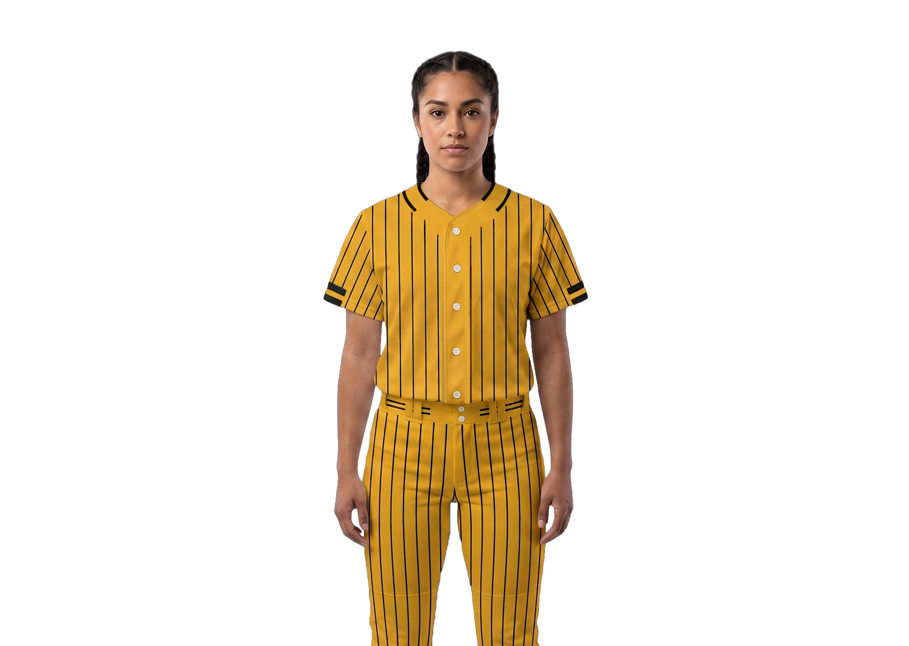 Custom classic pinstripe lines adult youth unisex baseball jersey - Jersey