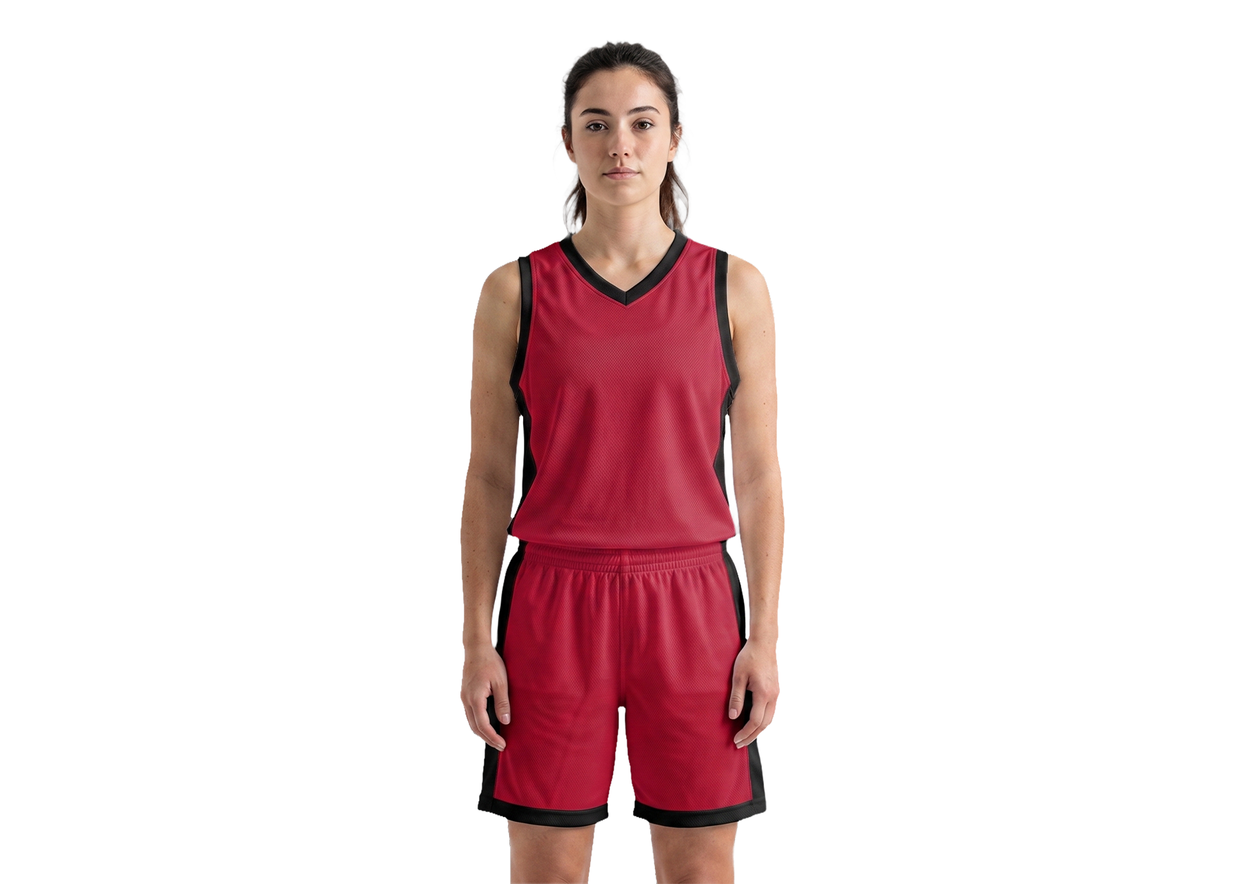 Custom red classic collection adult youth unisex basketball jersey - reversible uniform - Jersey