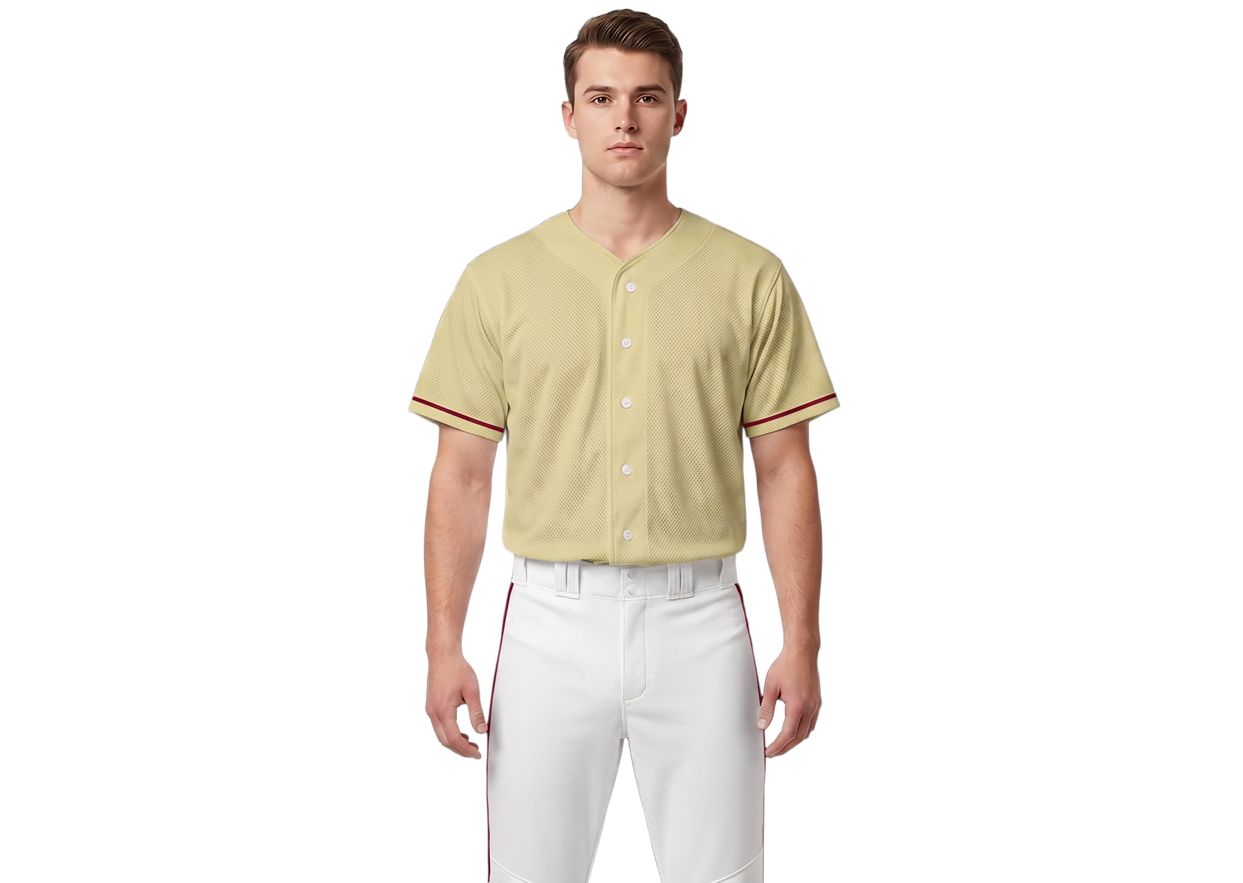 Custom golden beacon adult youth unisex full buttons softball jersey - Jersey