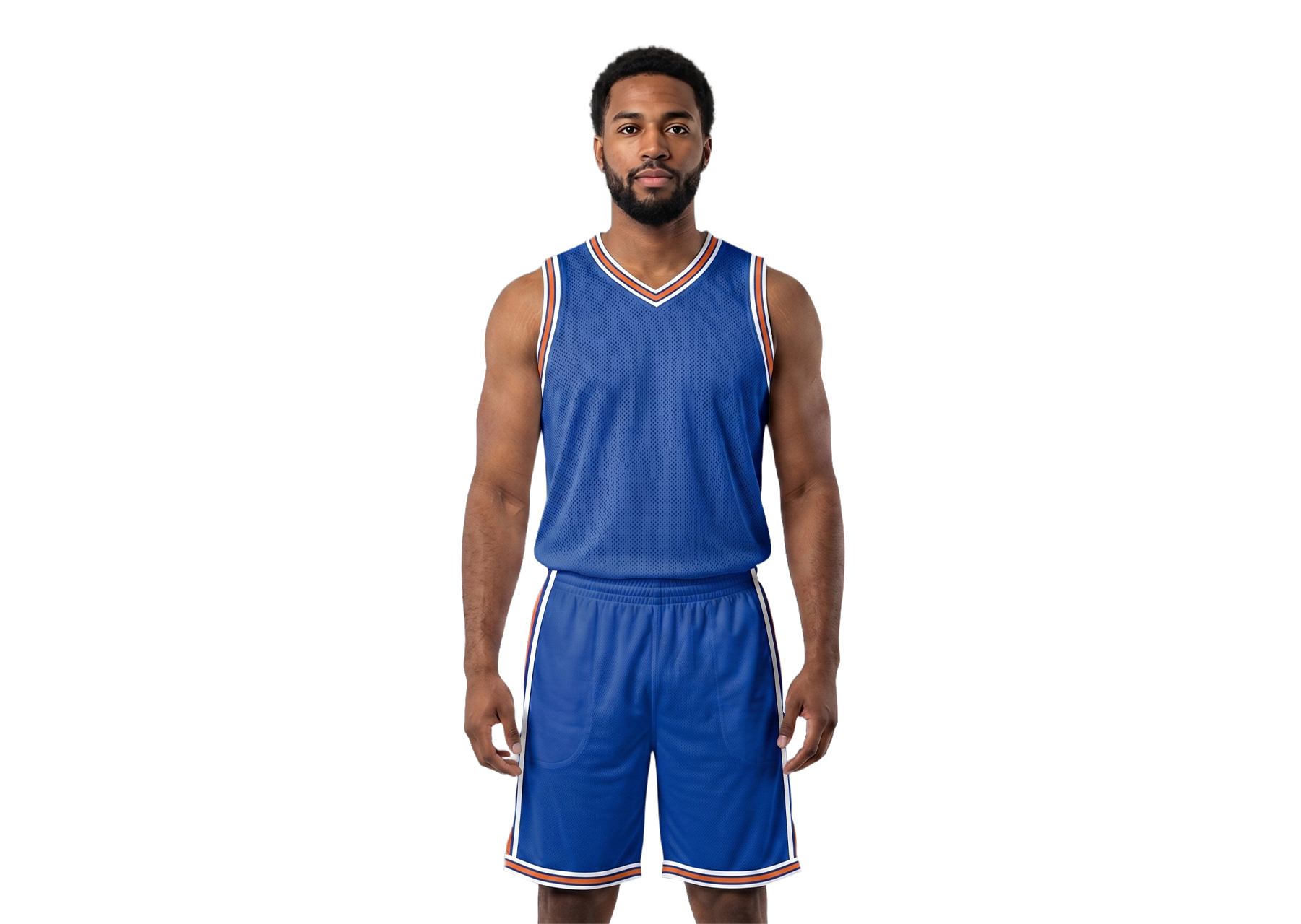 Custom coral blue adult youth unisex basketball jersey - reversible uniform - Jersey