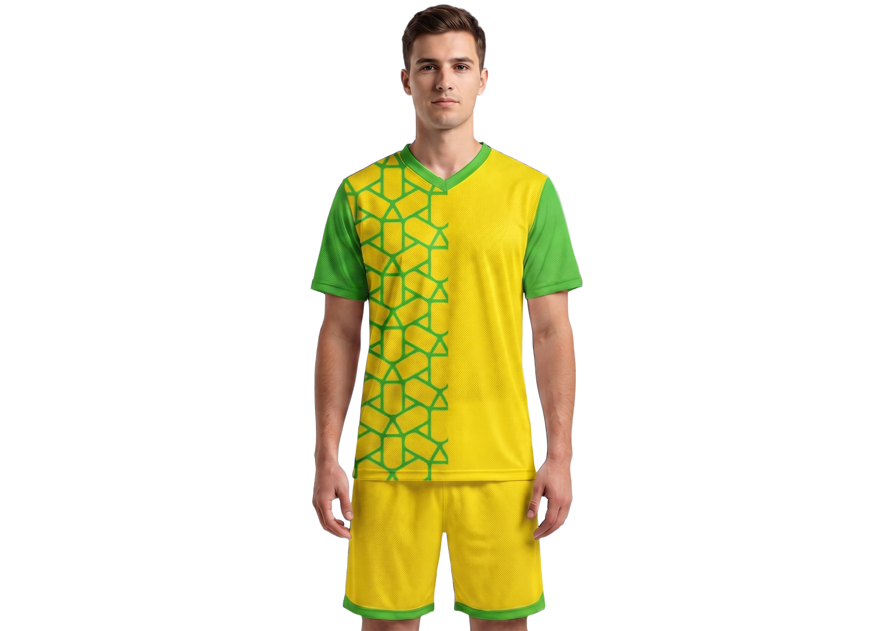Custom retro shapes adult youth volleyball jersey - Jersey