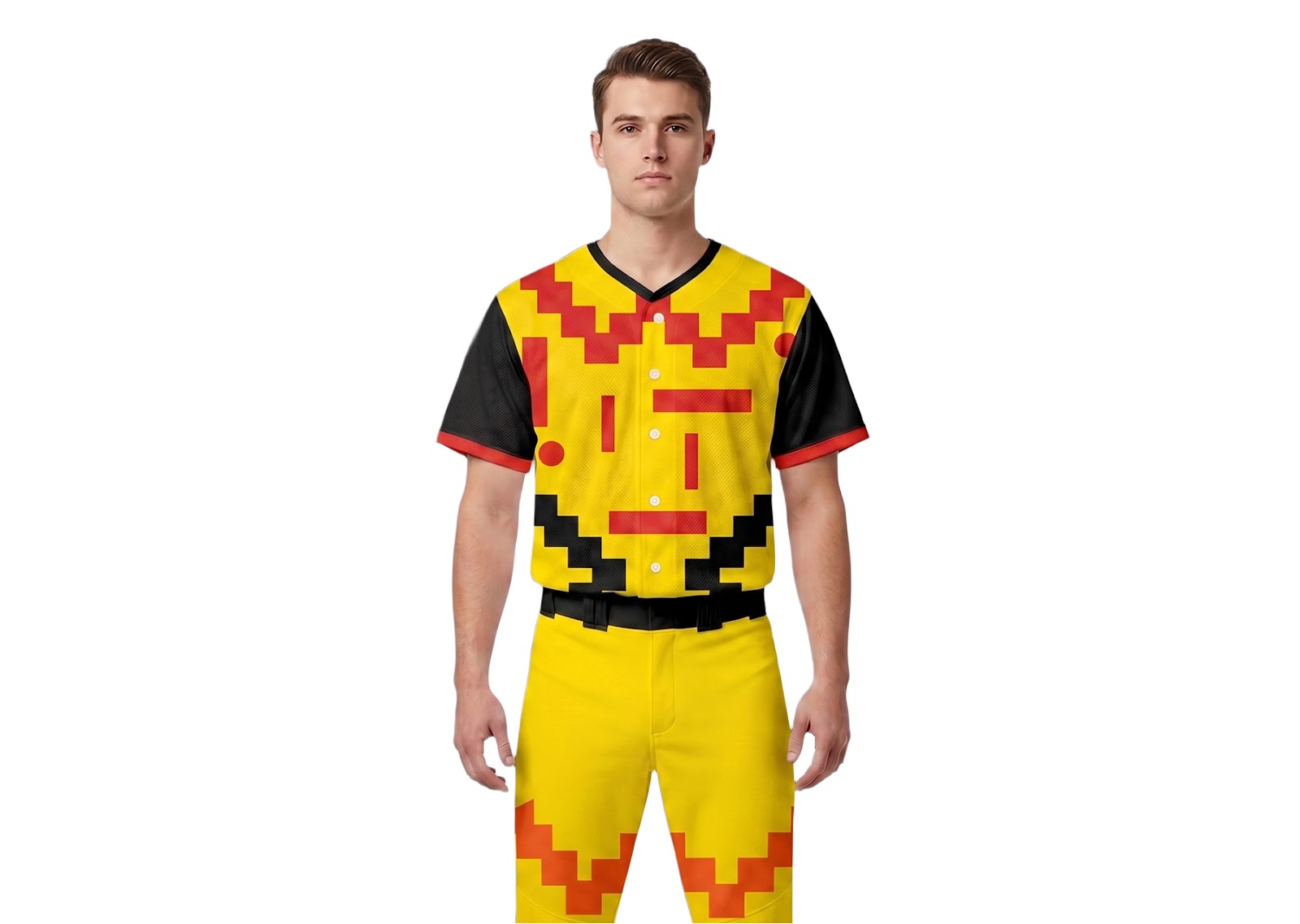 Custom different shapes adult youth unisex no buttons softball jersey - Jersey