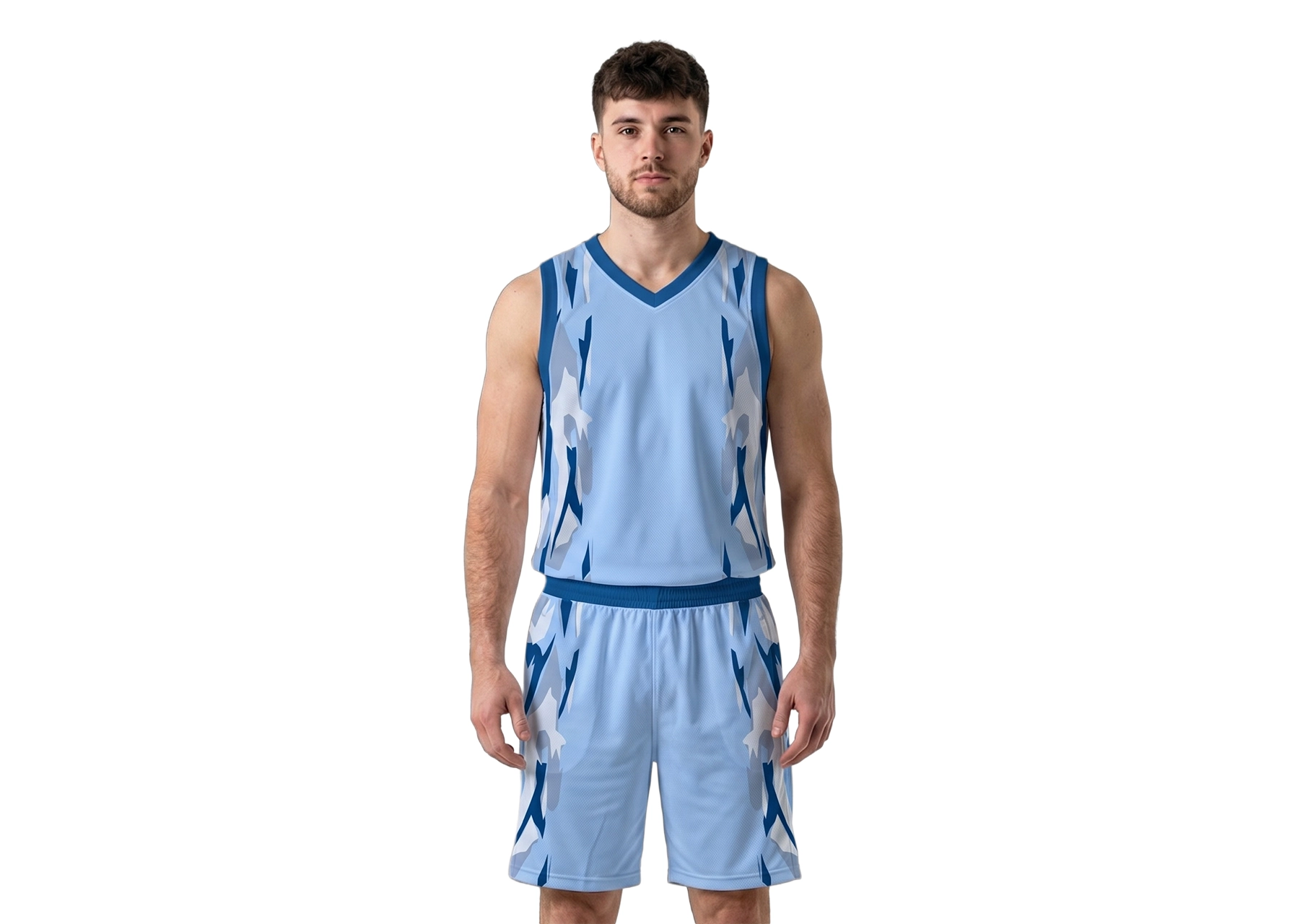 Custom sides-back camo adult youth unisex basketball jersey - reversible uniform - Jersey
