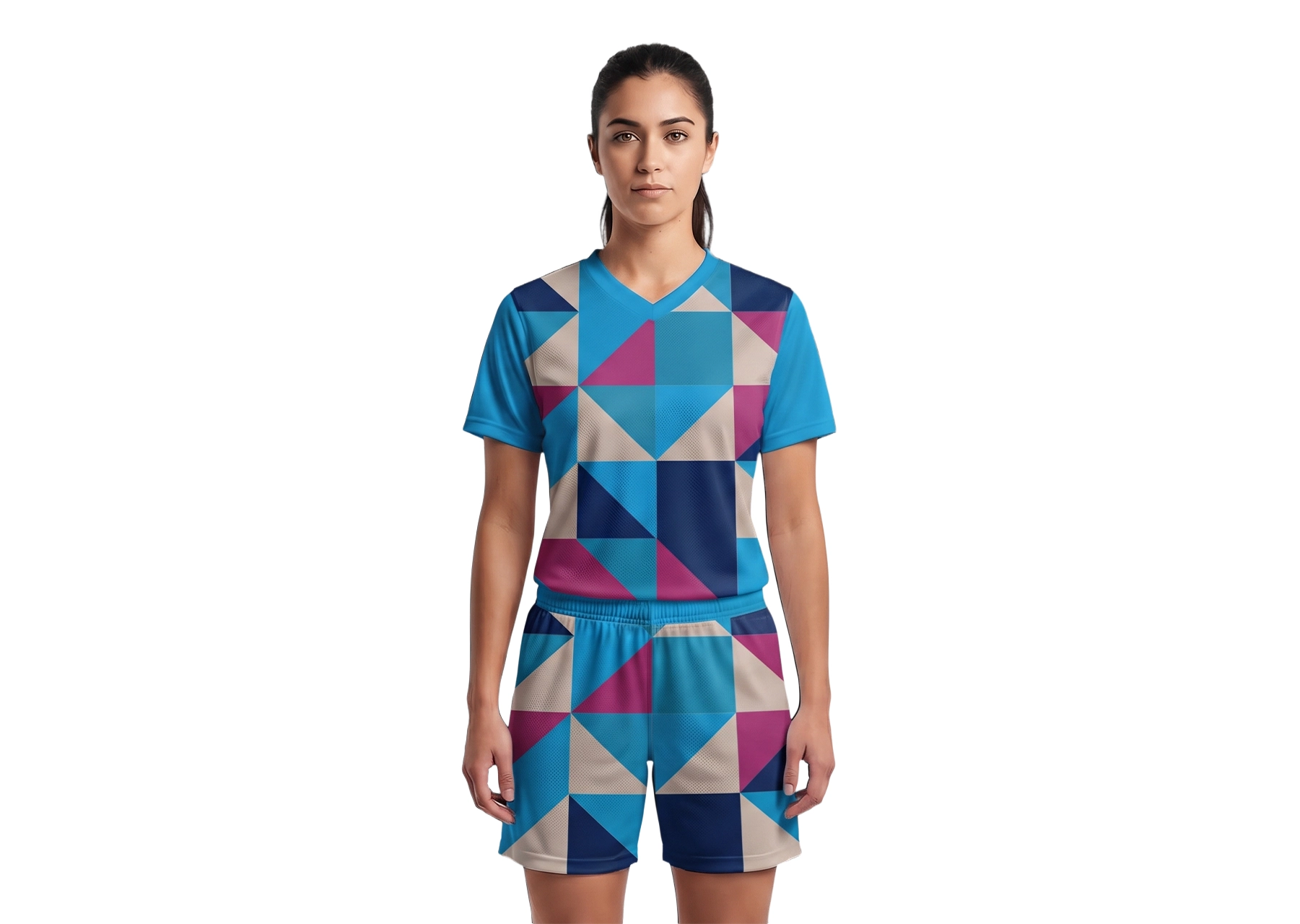 Custom elegant shapes adult youth soccer jersey - Jersey