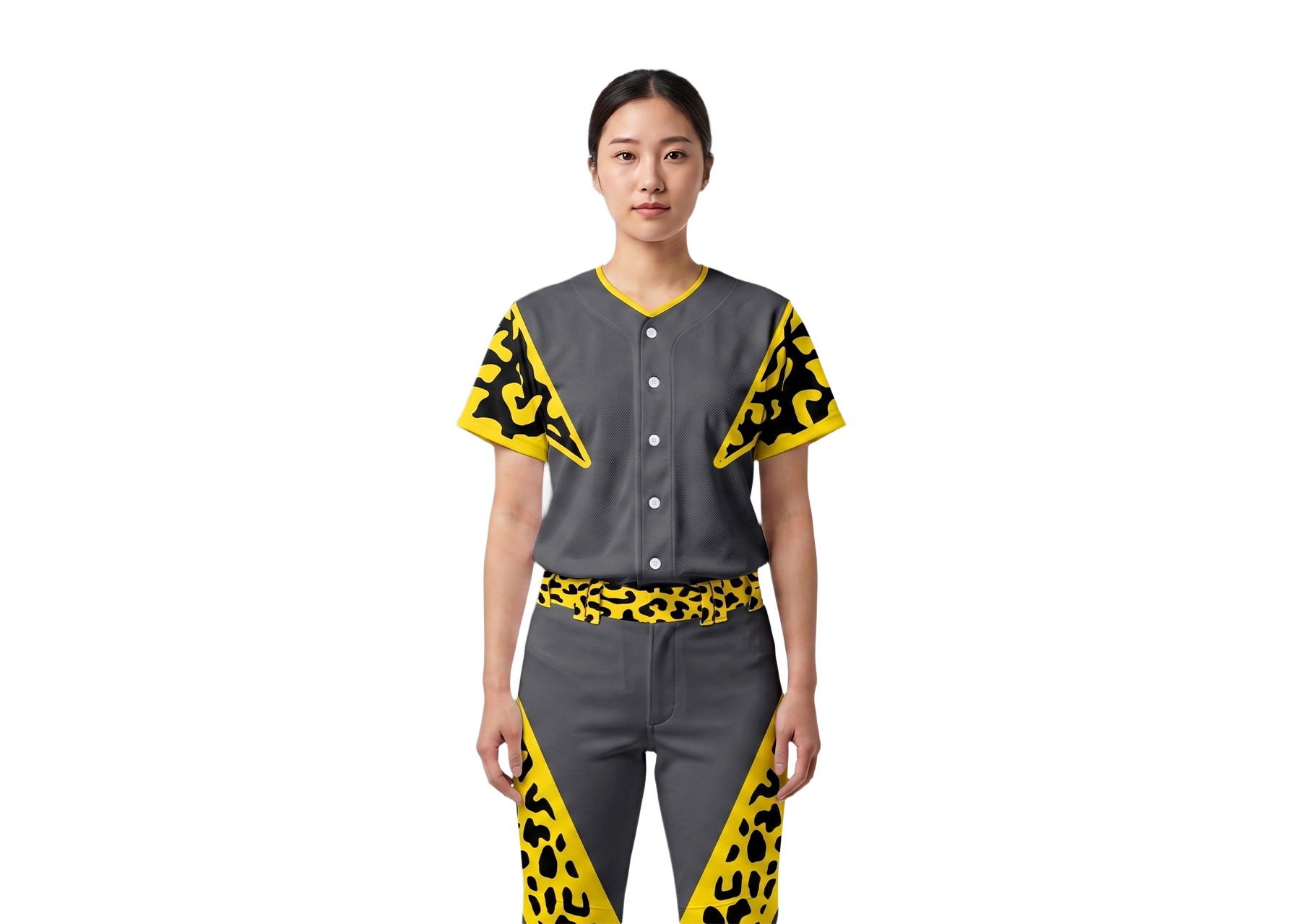 Custom cheetah strip animal adult youth unisex baseball jersey - Jersey