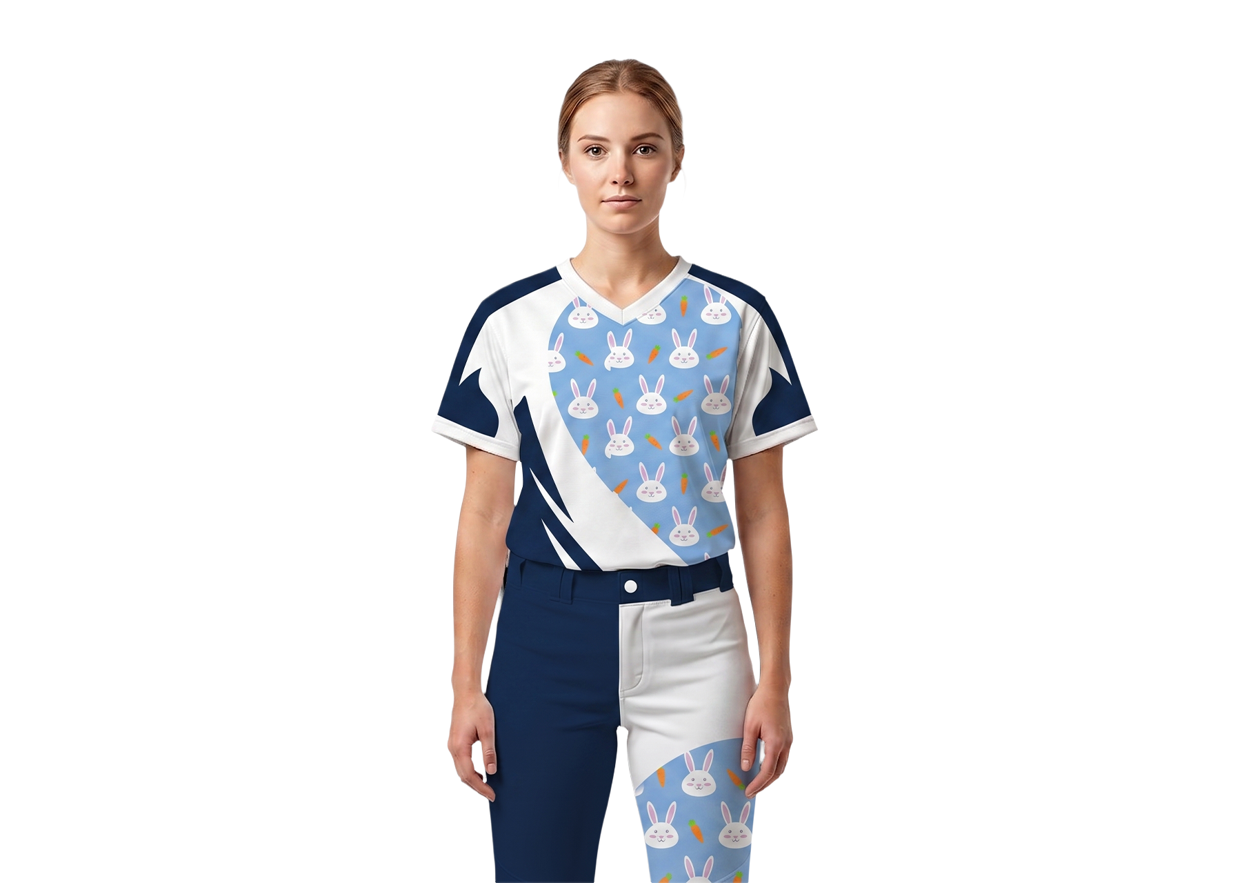 Custom rabbit adult youth unisex baseball easter jersey - Jersey
