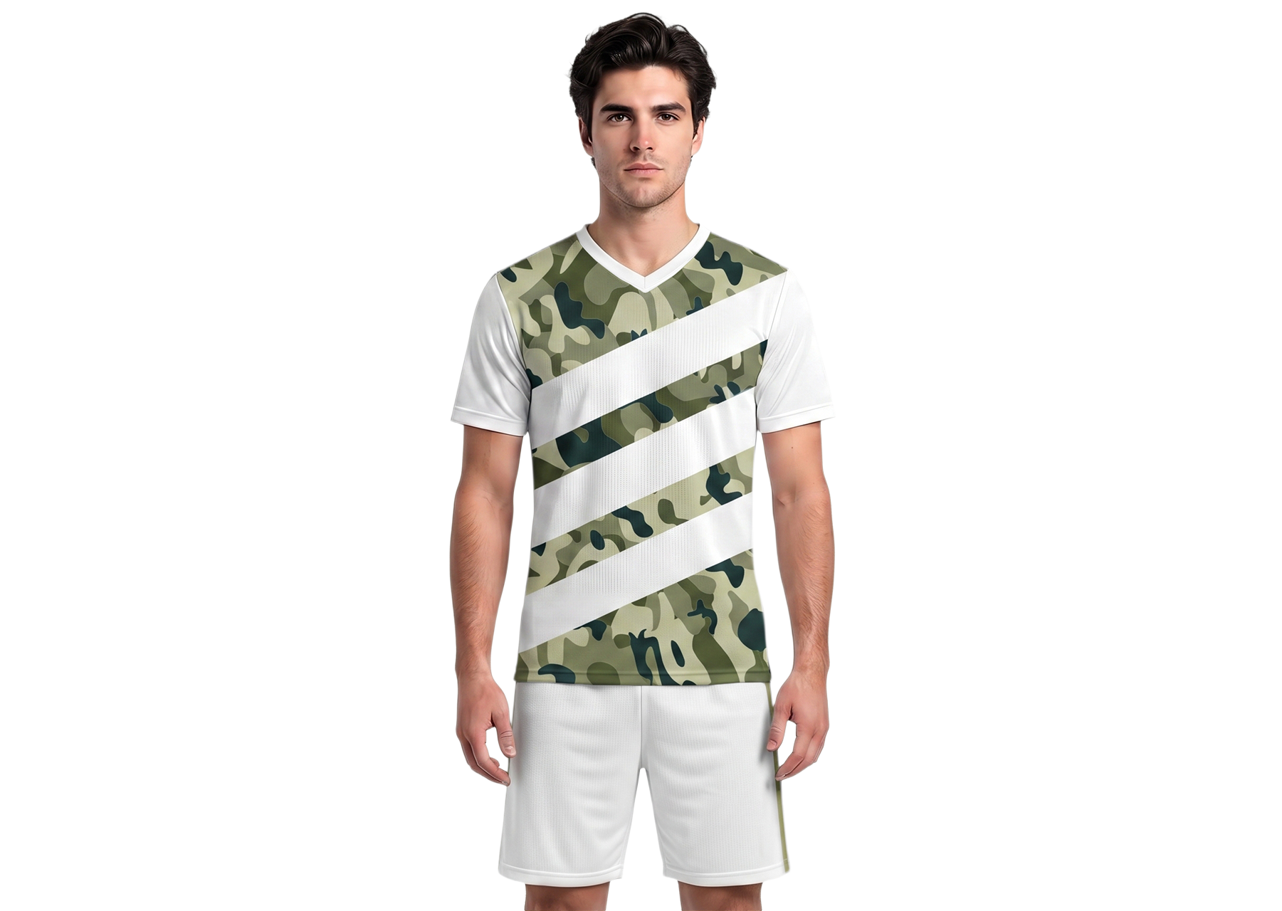 Custom vector camo adult youth soccer jersey - Jersey