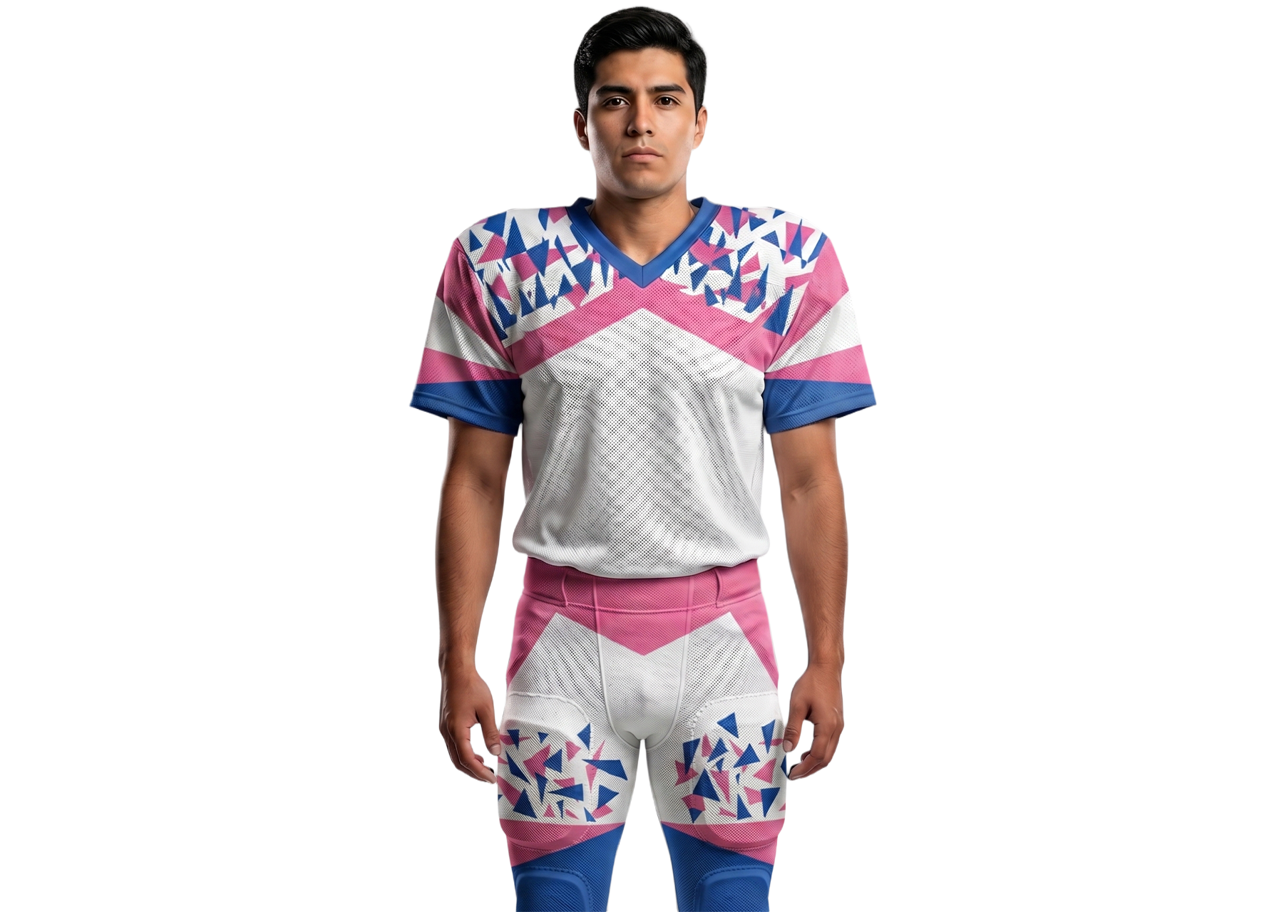 Custom triangle abstract adult youth unisex football jersey - Jersey