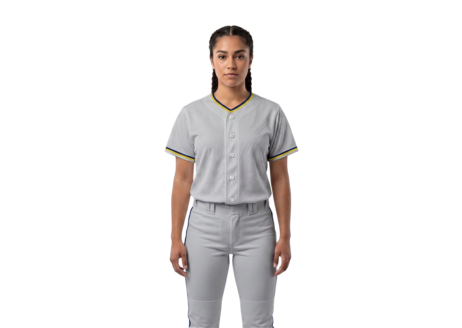 Custom ivory irish adult youth unisex full buttons softball jersey - Jersey