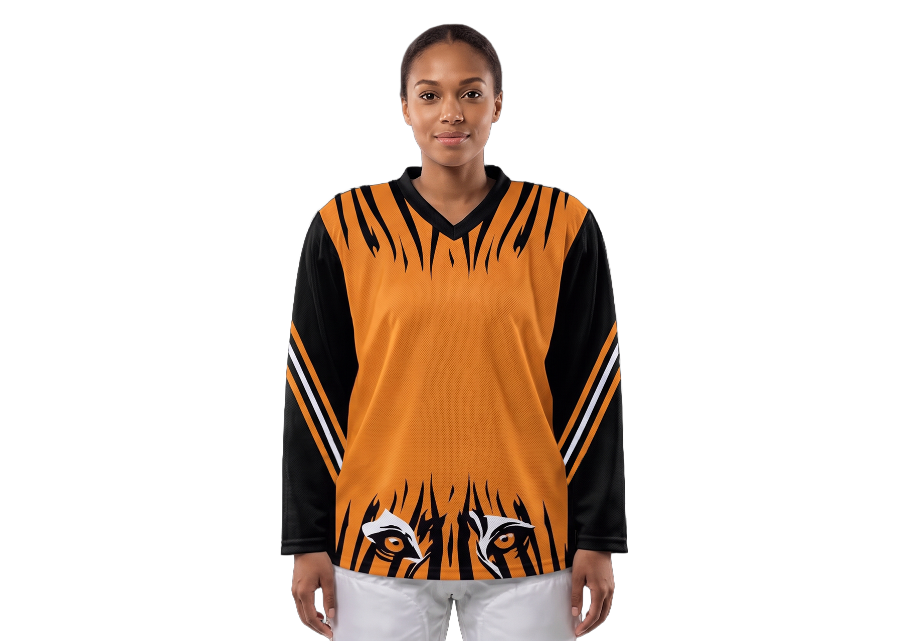 Custom animal eye adult youth unisex hockey jersey - Jersey