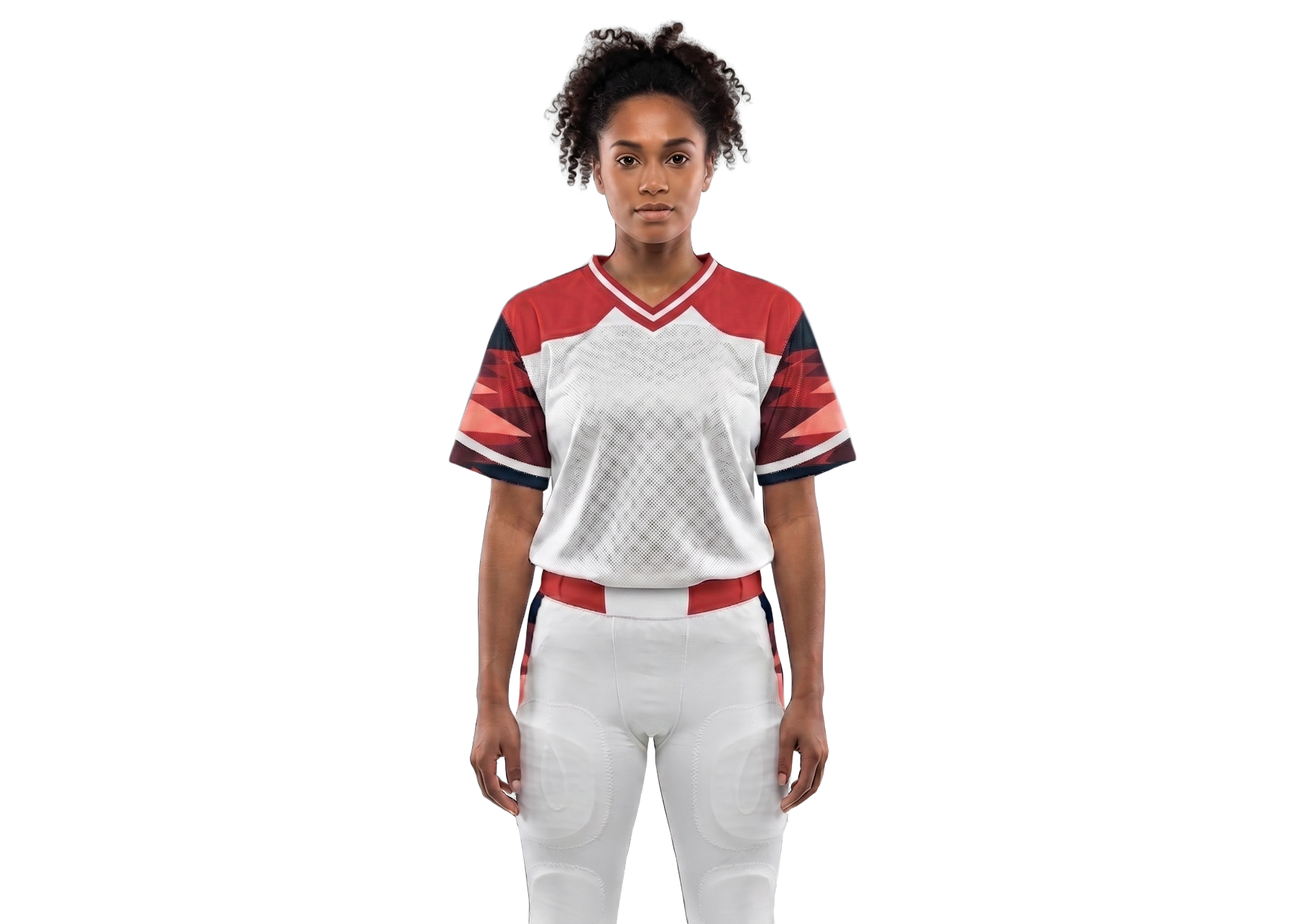 Custom zig-zag abstract adult youth unisex football jersey - Jersey