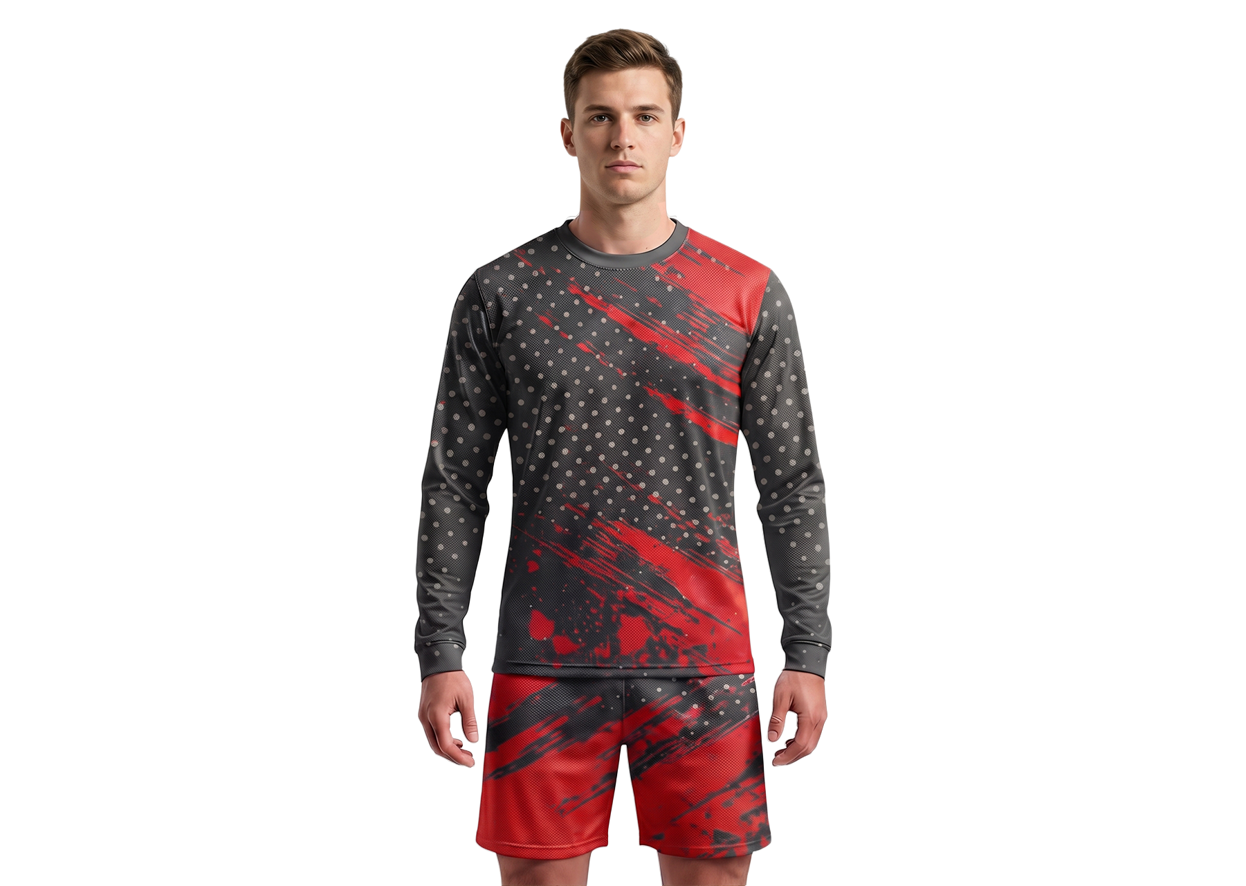 Custom Dots Adult Youth Unisex Long Sleeves Soccer Jerseys - JERSEY