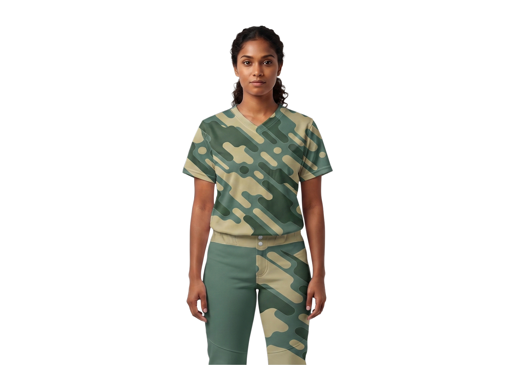 Custom unique camo adult youth unisex softball jersey - Jersey