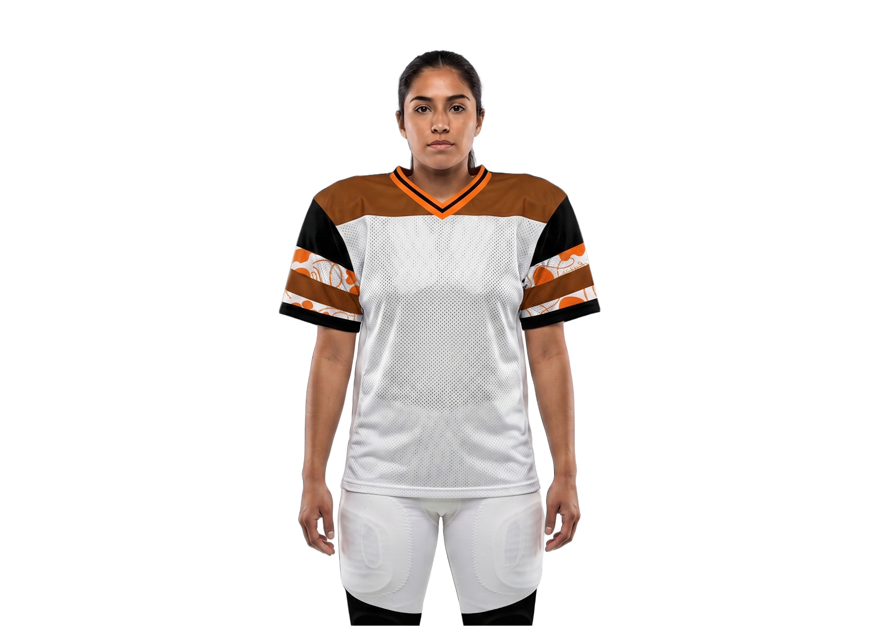 Custom polka dots abstract adult youth unisex football jersey - Jersey
