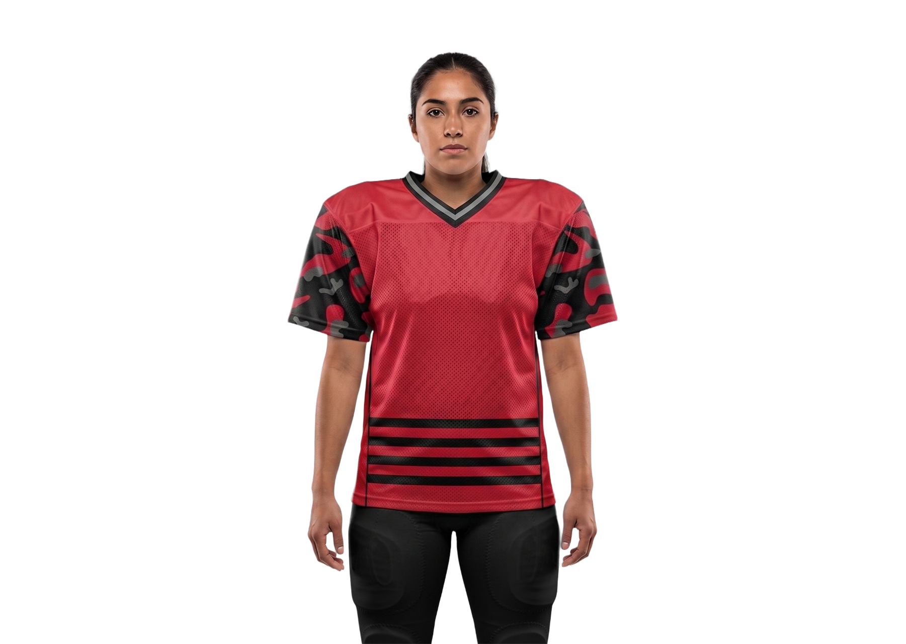 Custom prime camo design adult youth unisex football long jersey - Jersey