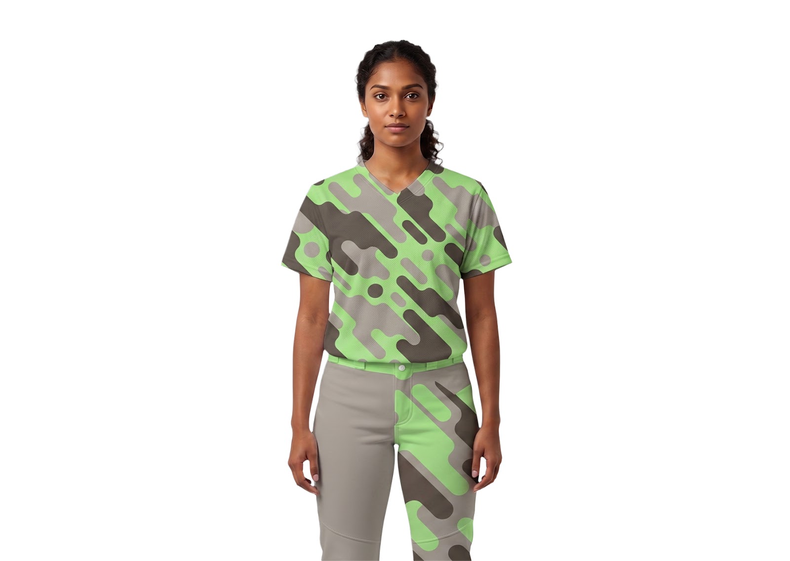 Custom unique camo adult youth unisex baseball jersey - Jersey